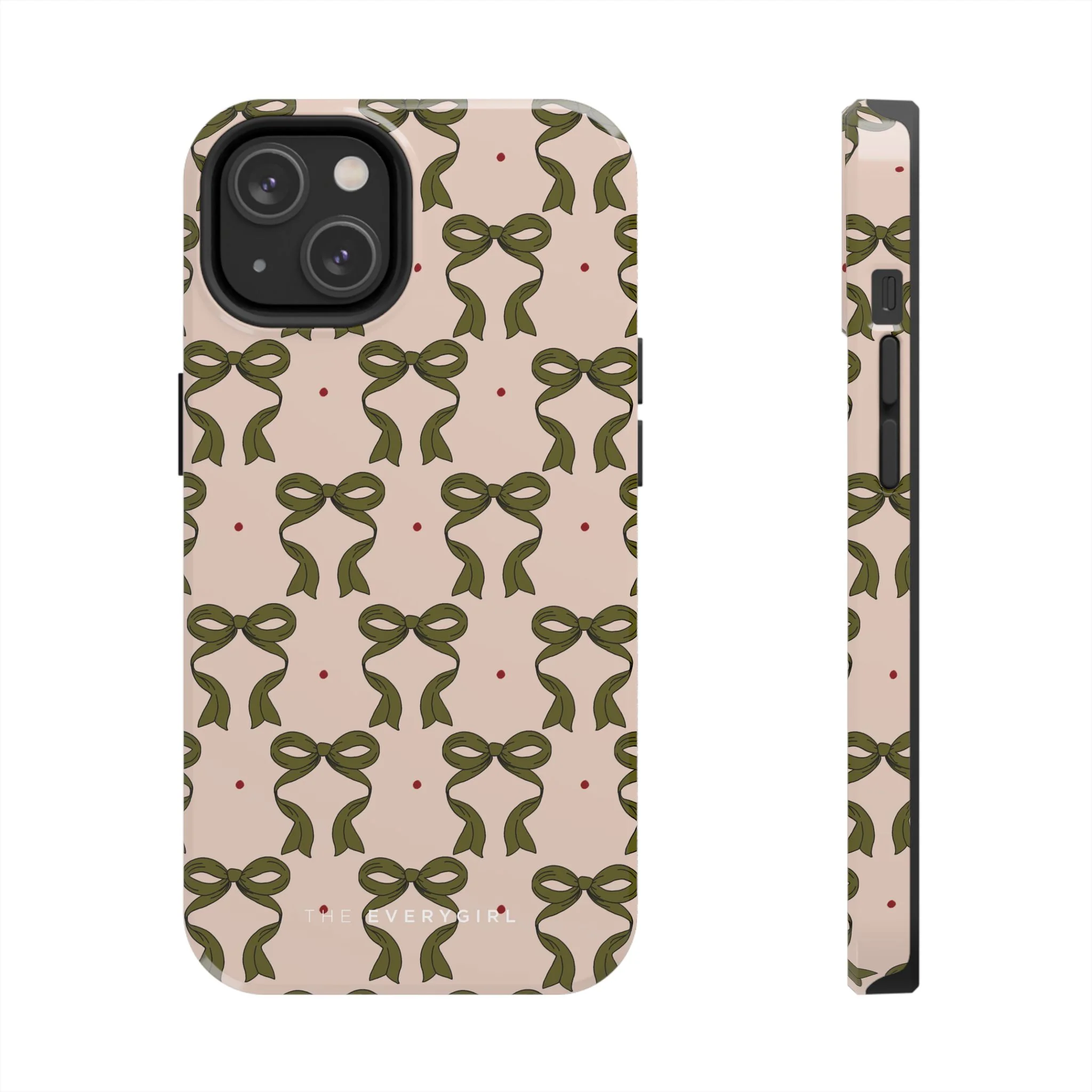 Pink & Green Bows IPhone Case - Image 17