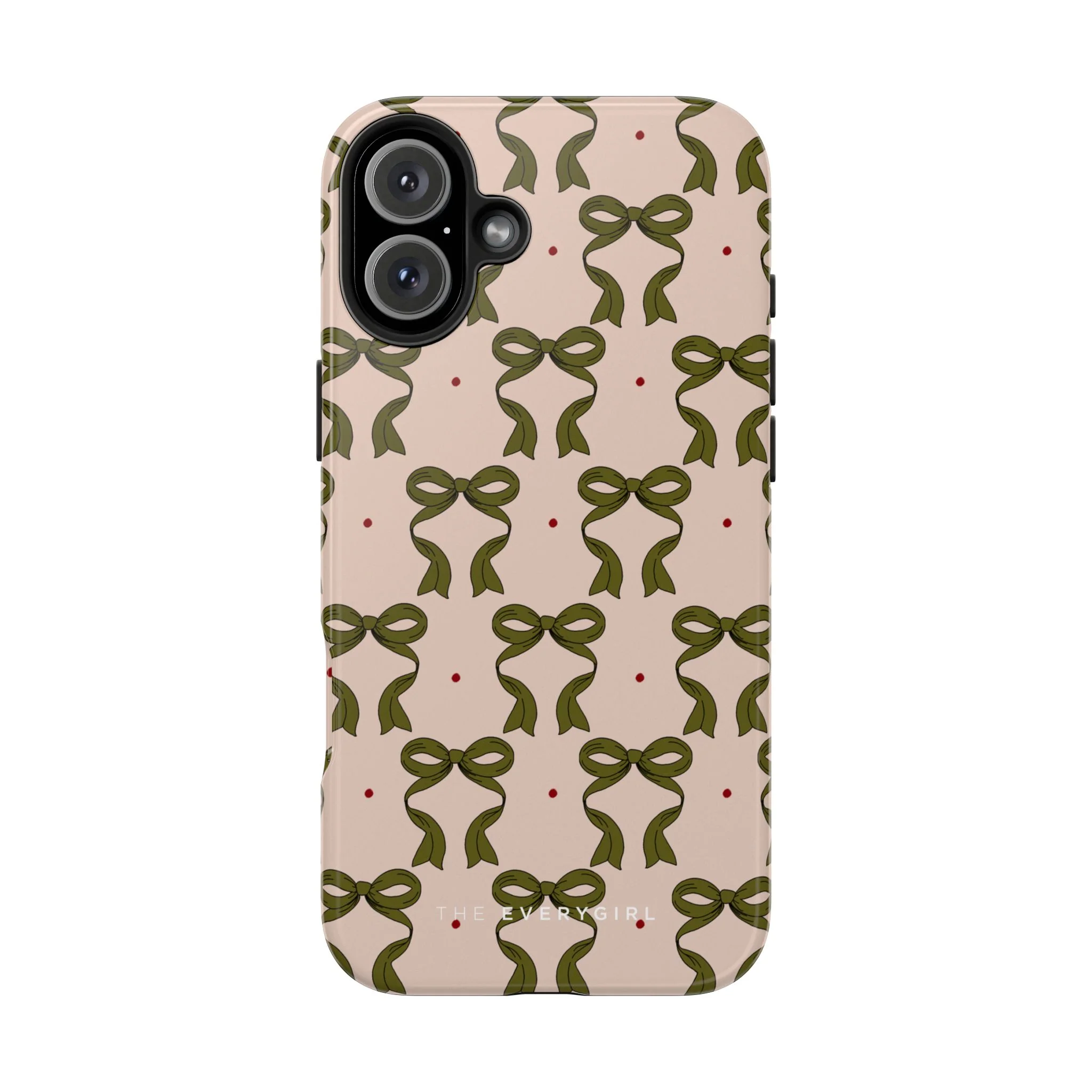 Pink & Green Bows IPhone Case - Image 32