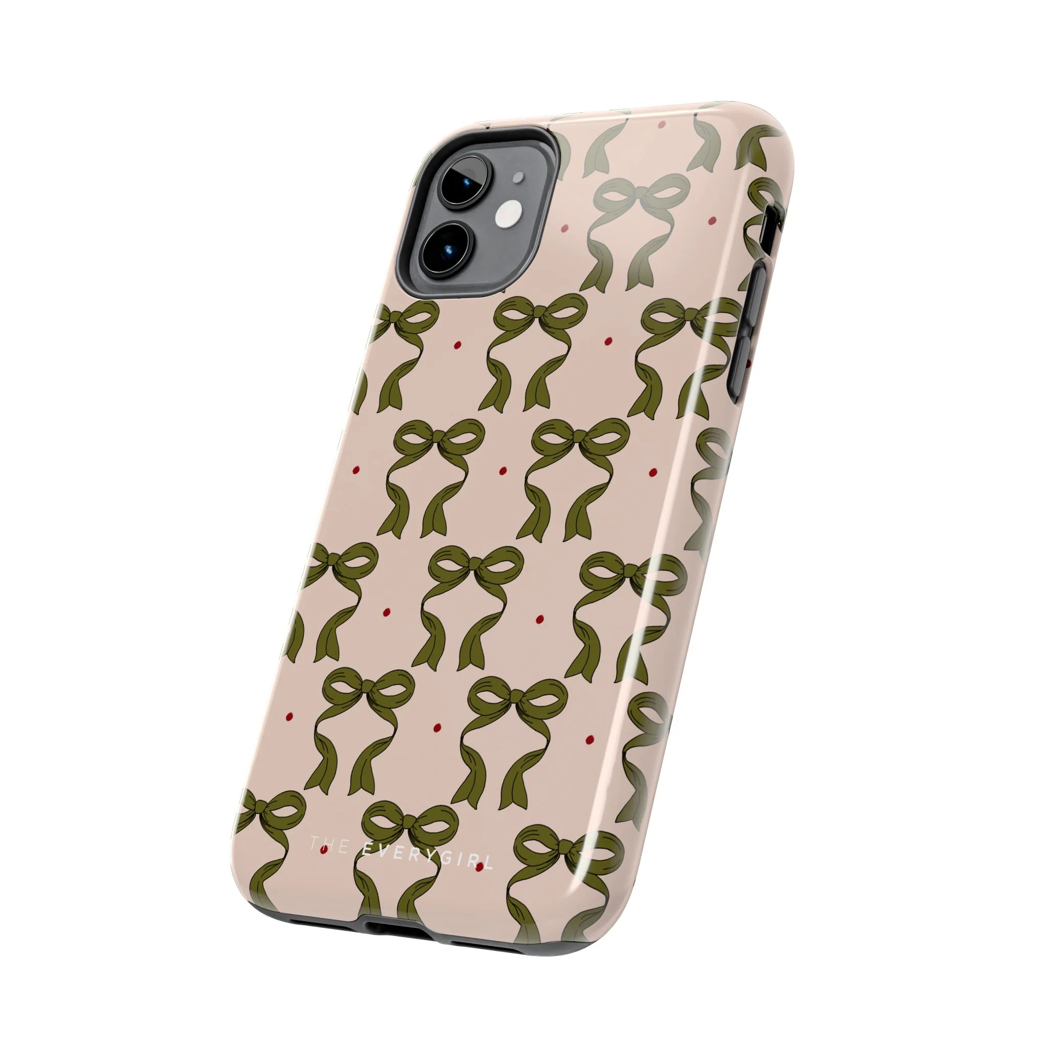 Pink & Green Bows IPhone Case - Image 44
