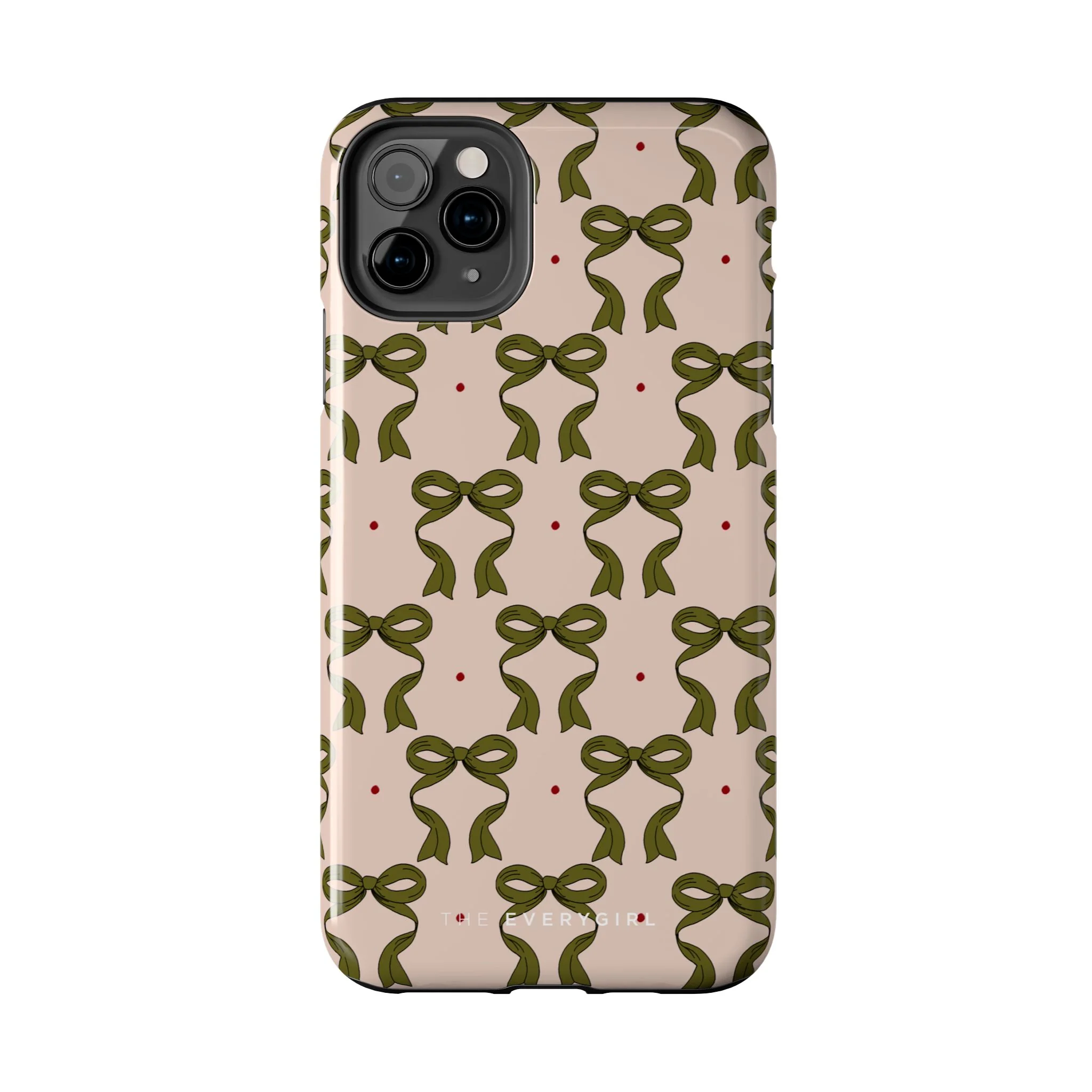 Pink & Green Bows IPhone Case - Image 49