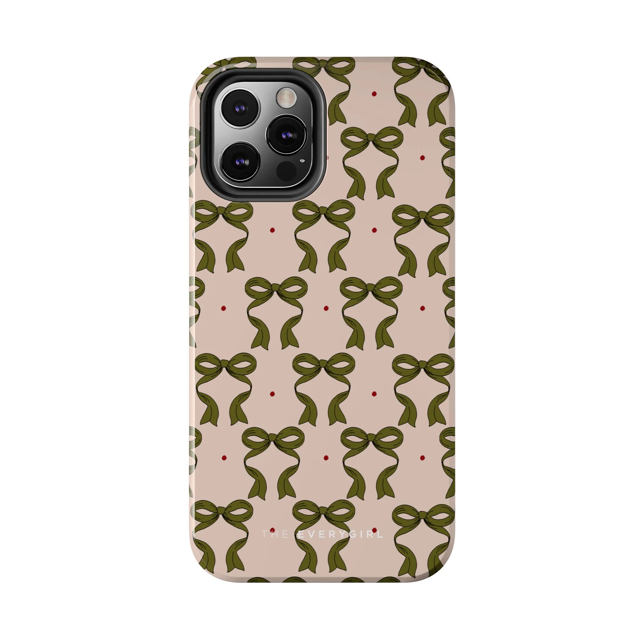 Pink & Green Bows IPhone Case - Image 58