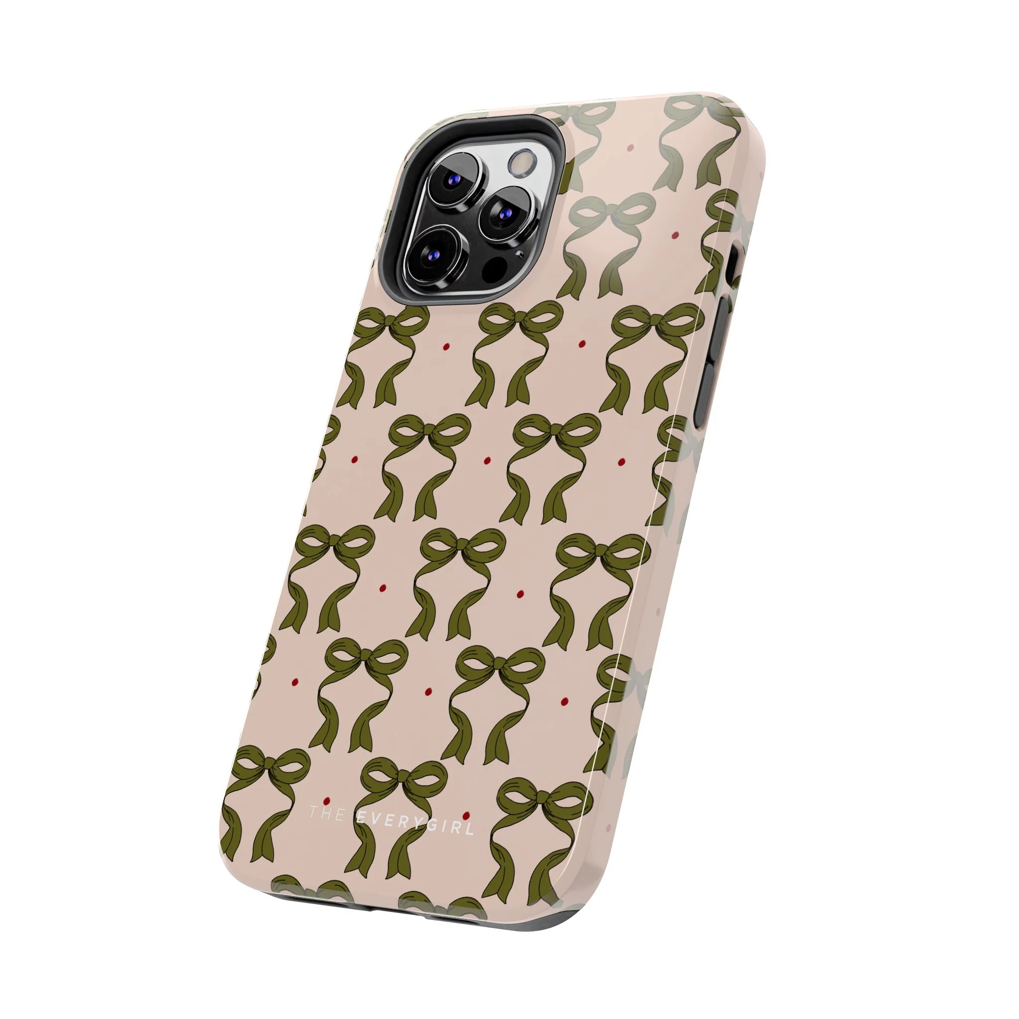 Pink & Green Bows IPhone Case - Image 62