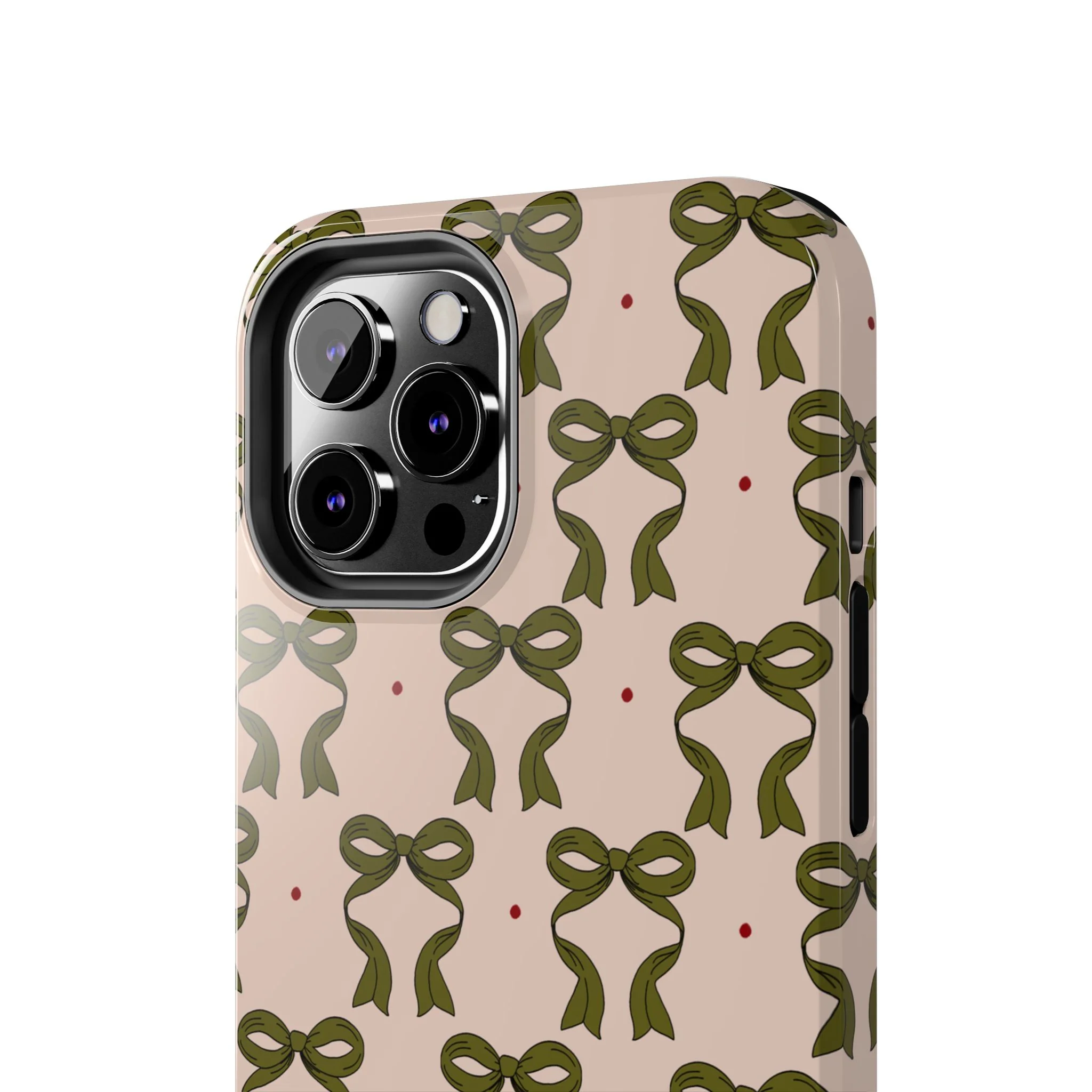 Pink & Green Bows IPhone Case - Image 63