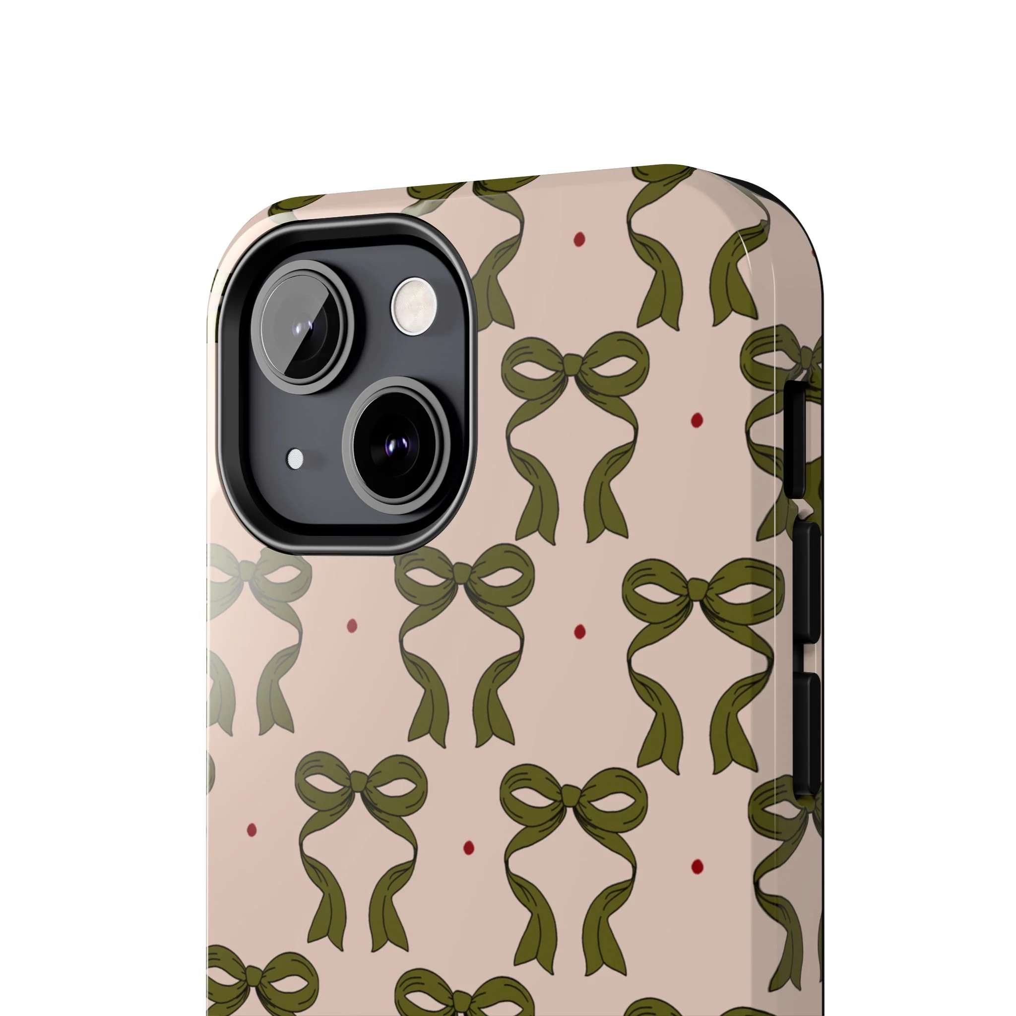 Pink & Green Bows IPhone Case - Image 69