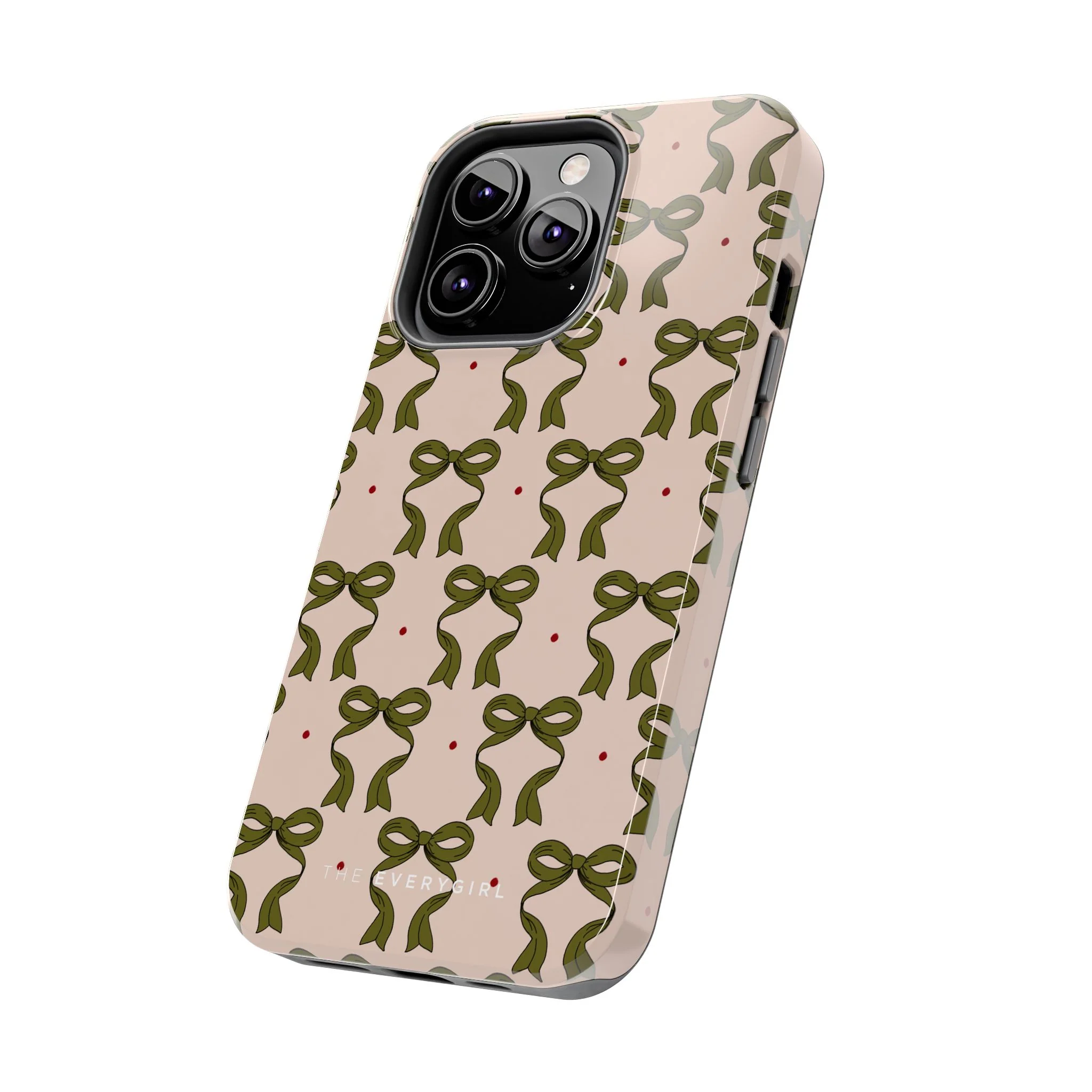 Pink & Green Bows IPhone Case - Image 71