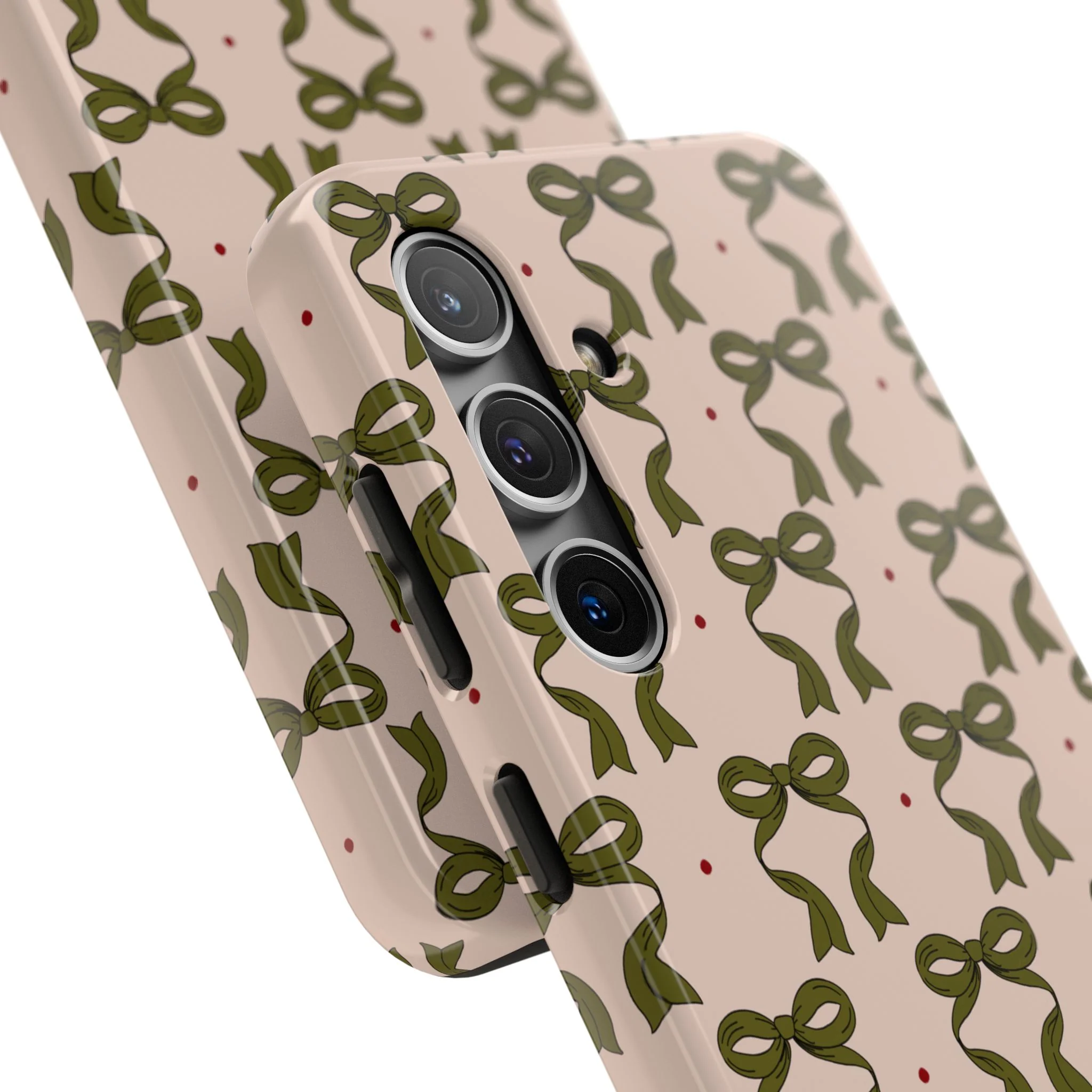 Pink & Green Bows IPhone Case - Image 92