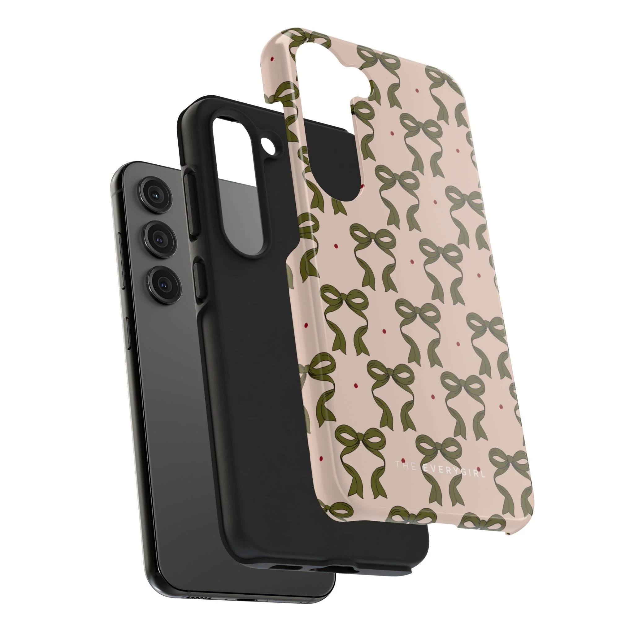 Pink & Green Bows IPhone Case - Image 97