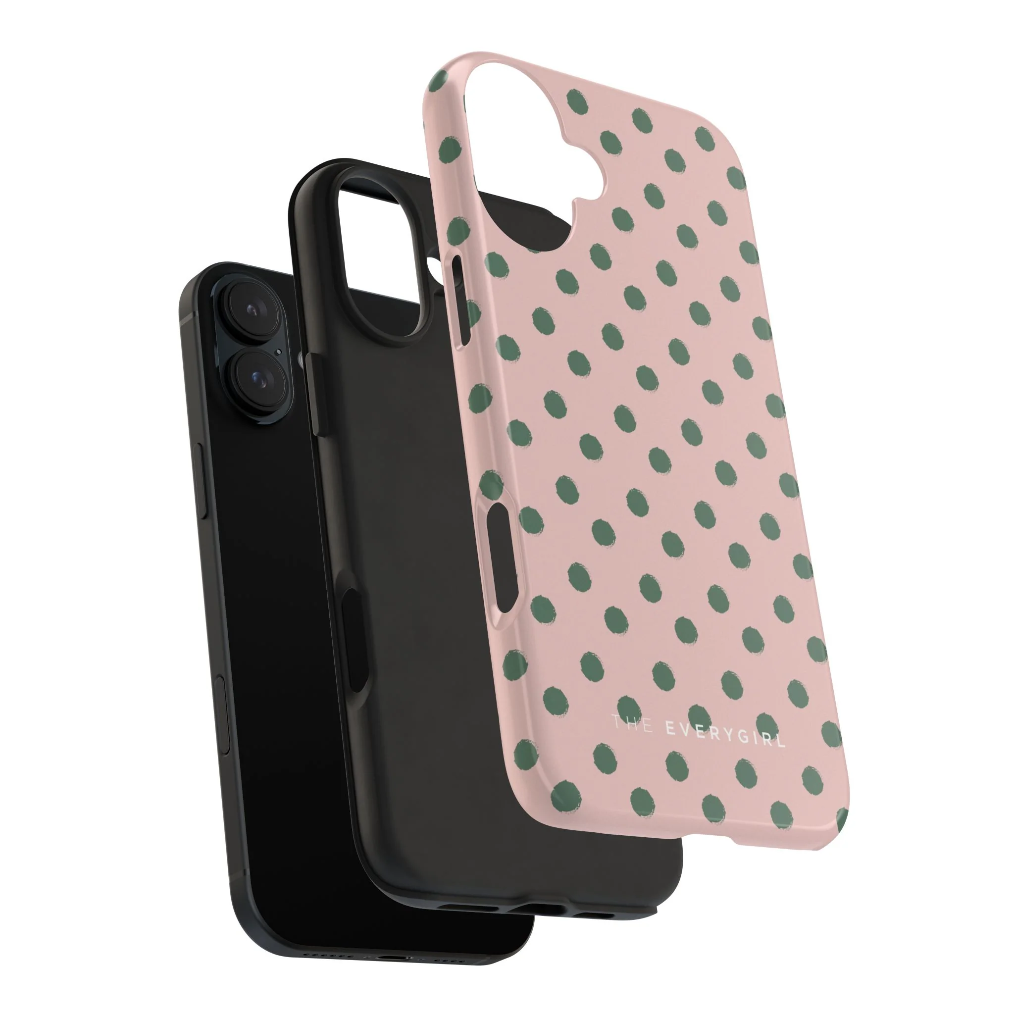 West Coast – Pink & Green Polka Dots Phone Case - Image 101