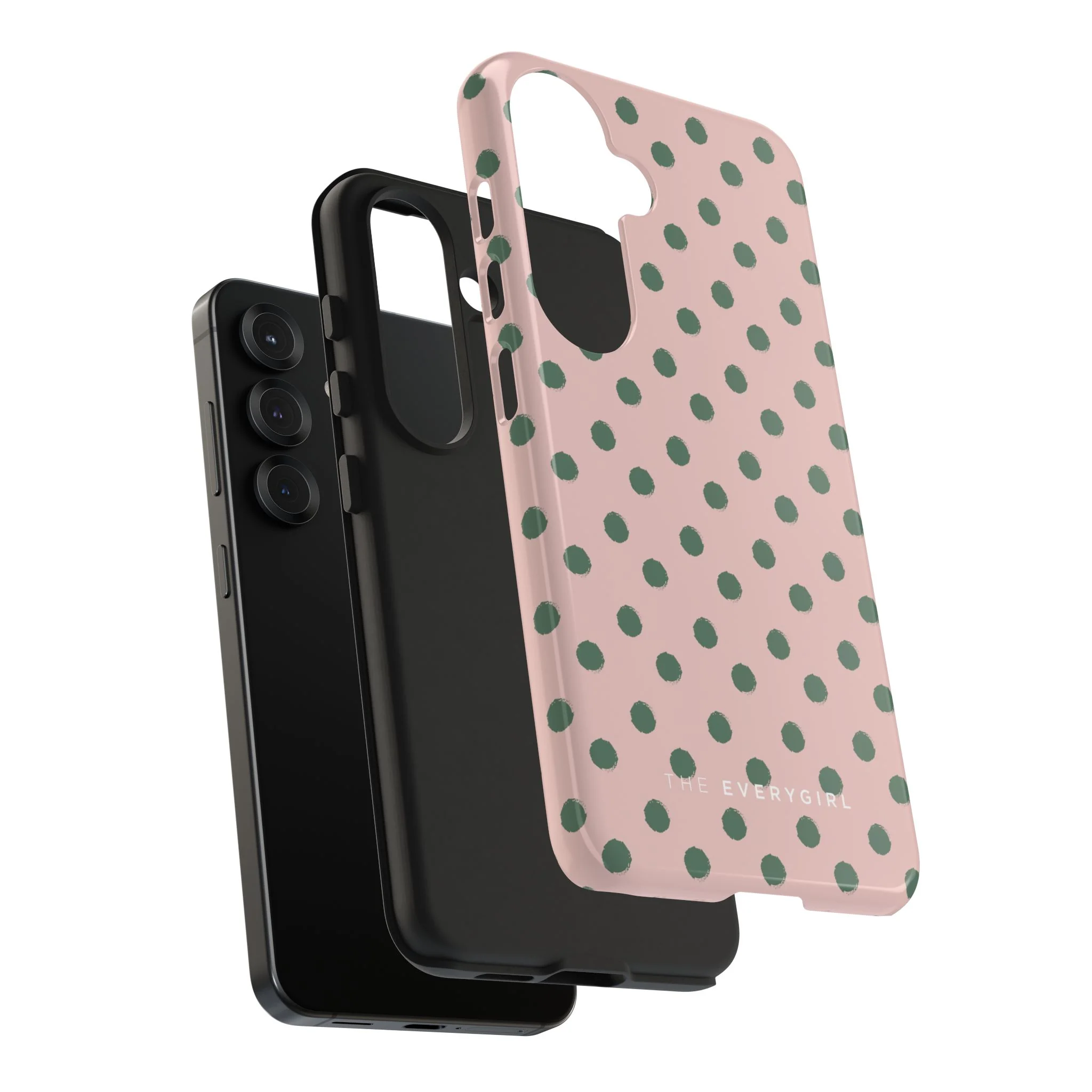 West Coast – Pink & Green Polka Dots Phone Case - Image 103