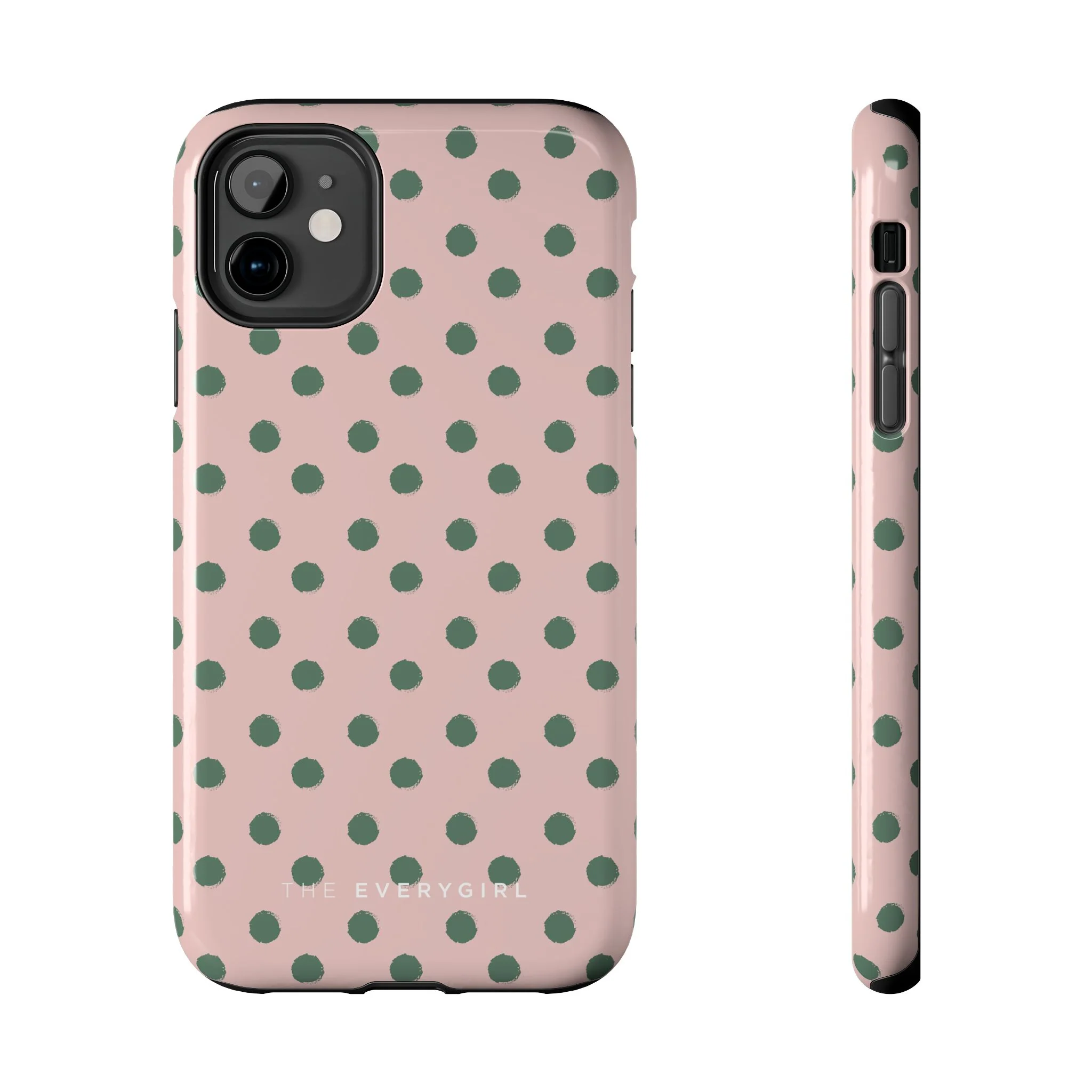 West Coast – Pink & Green Polka Dots Phone Case - Image 33