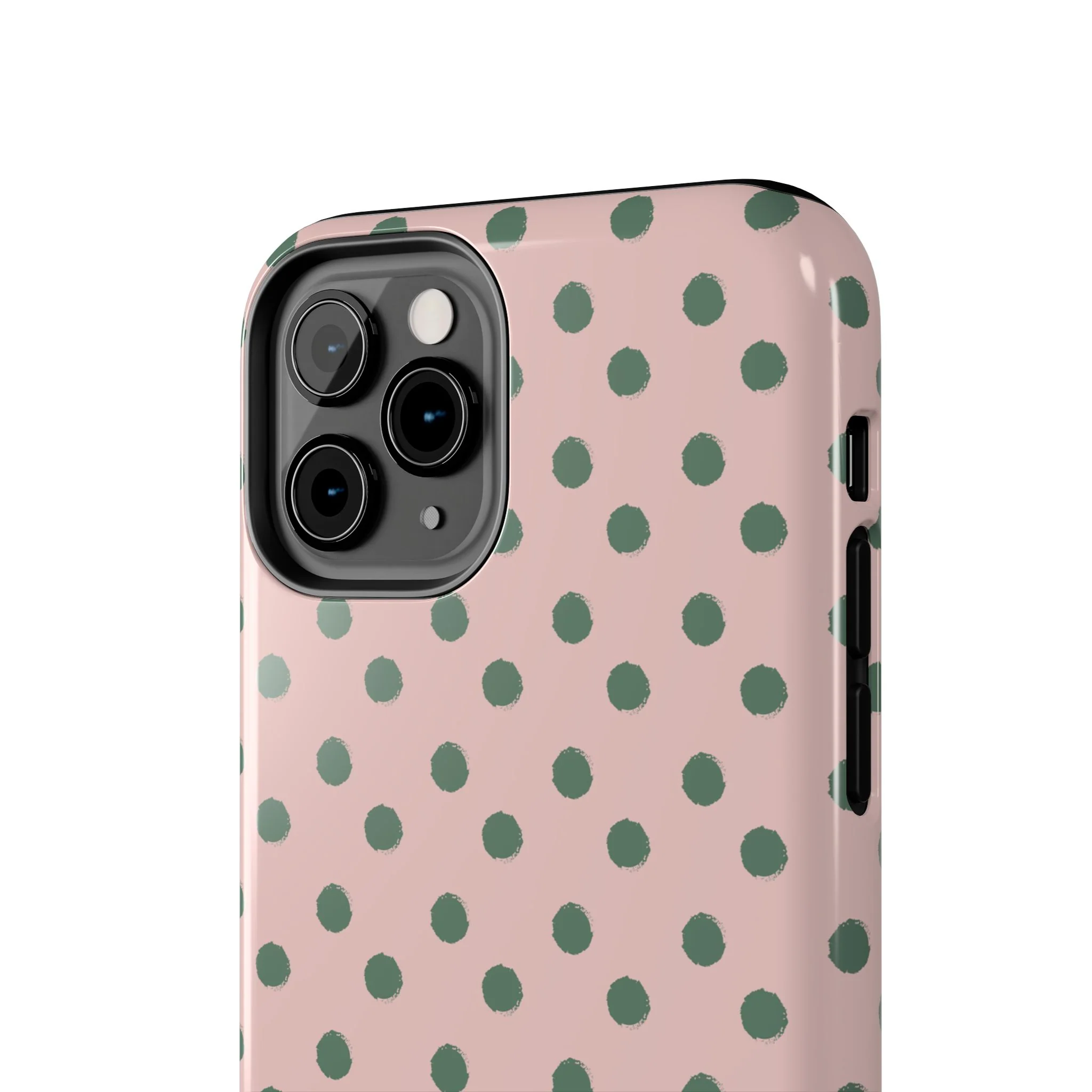 West Coast – Pink & Green Polka Dots Phone Case - Image 38