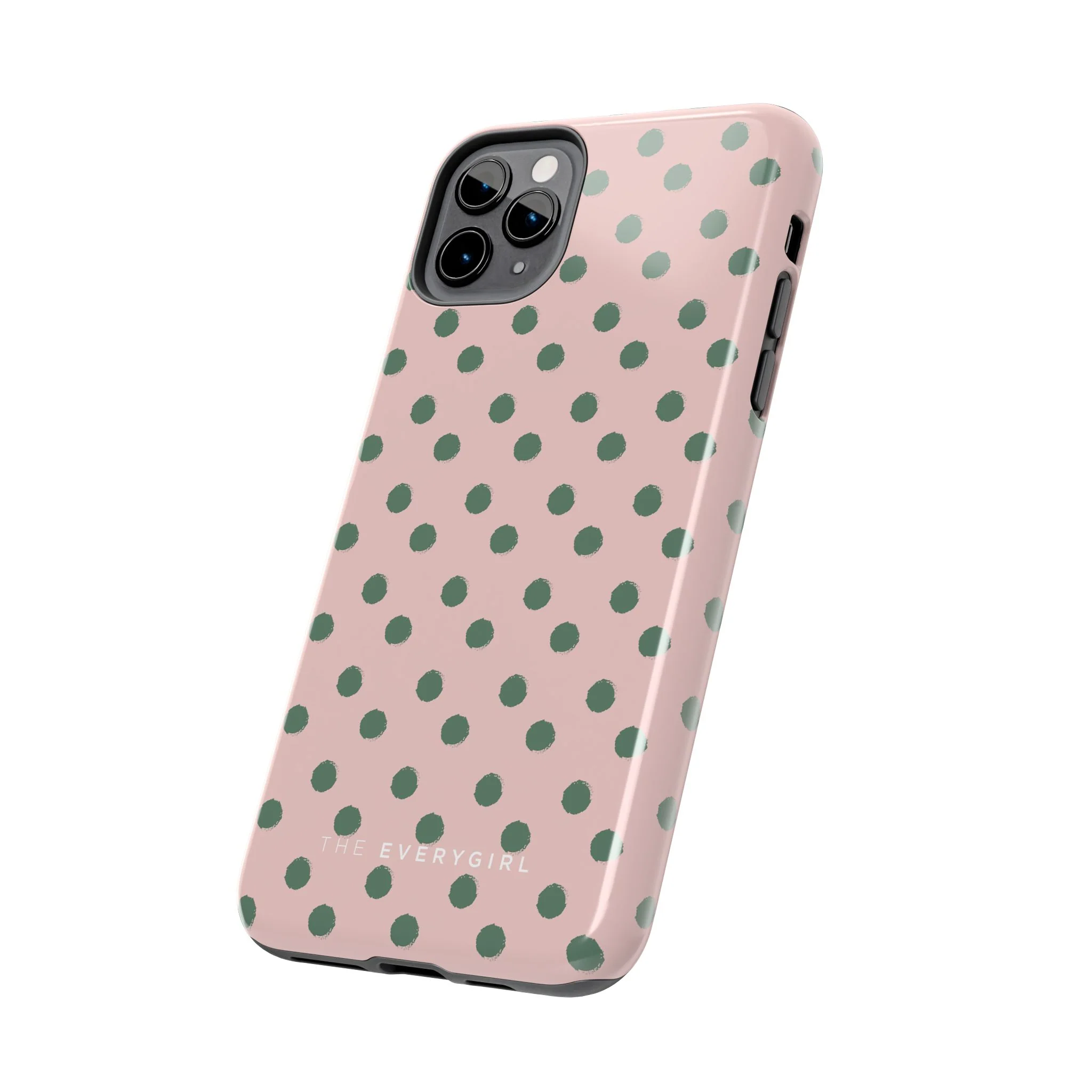 West Coast – Pink & Green Polka Dots Phone Case - Image 40