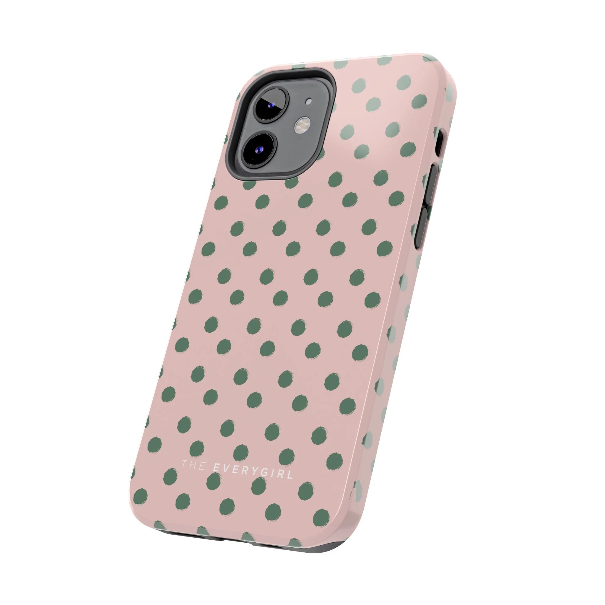West Coast – Pink & Green Polka Dots Phone Case - Image 43
