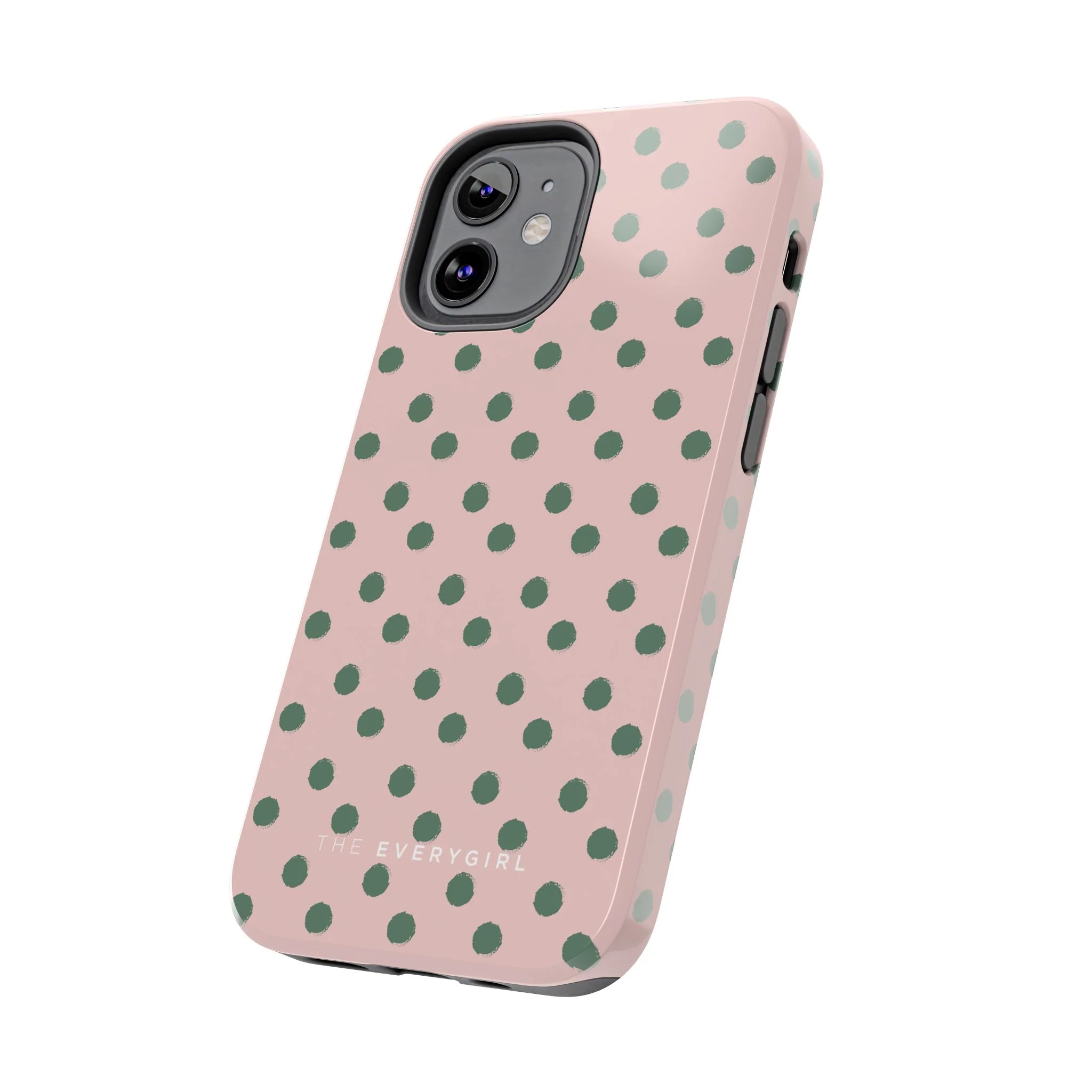 West Coast – Pink & Green Polka Dots Phone Case - Image 46