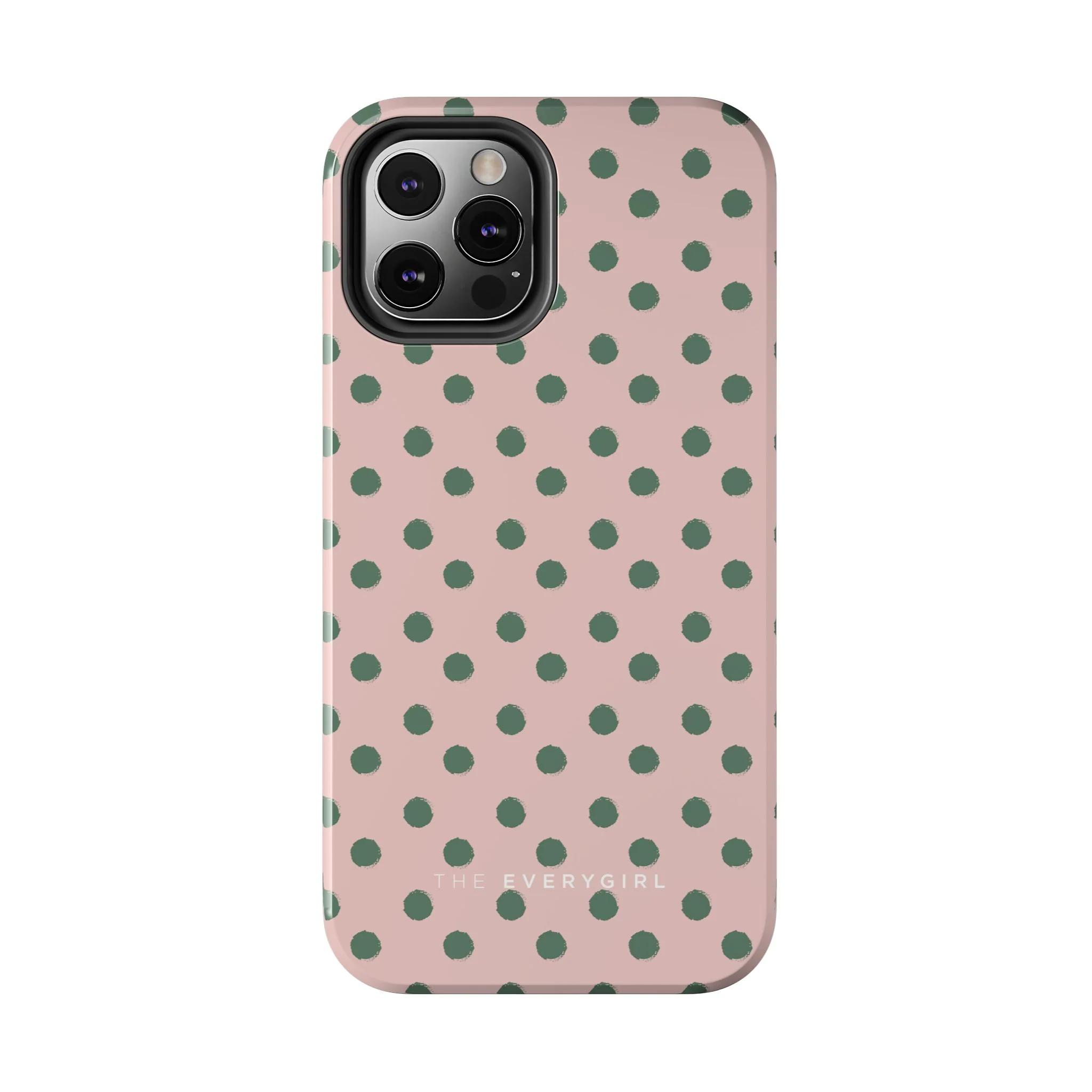 West Coast – Pink & Green Polka Dots Phone Case - Image 48