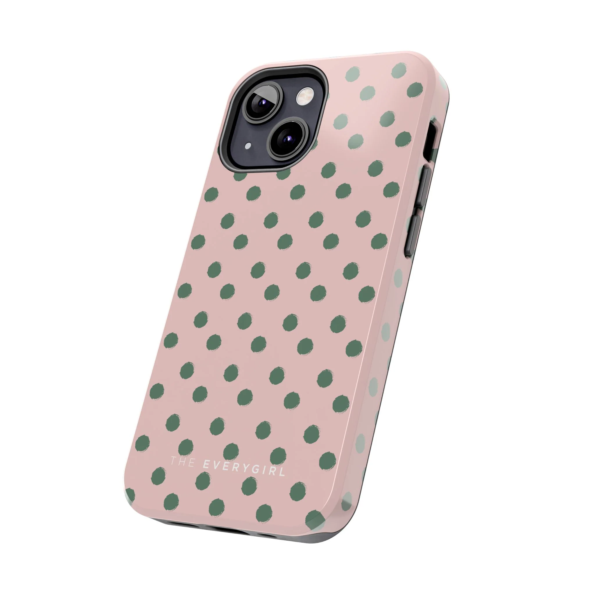 West Coast – Pink & Green Polka Dots Phone Case - Image 58
