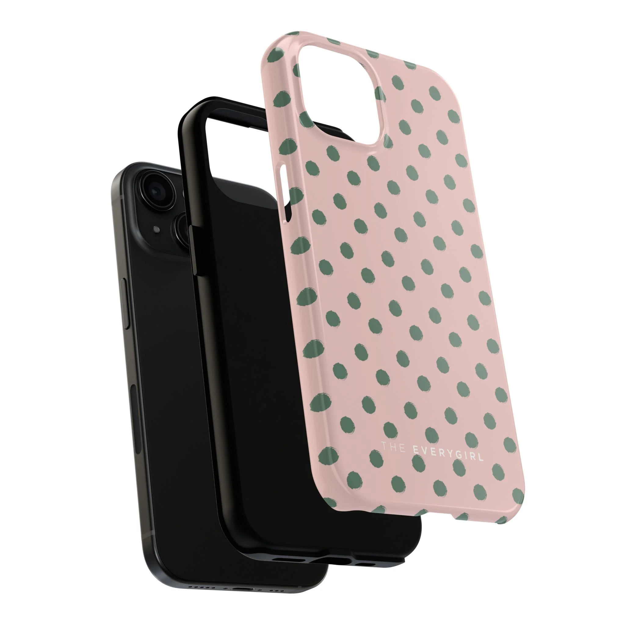 West Coast – Pink & Green Polka Dots Phone Case - Image 72