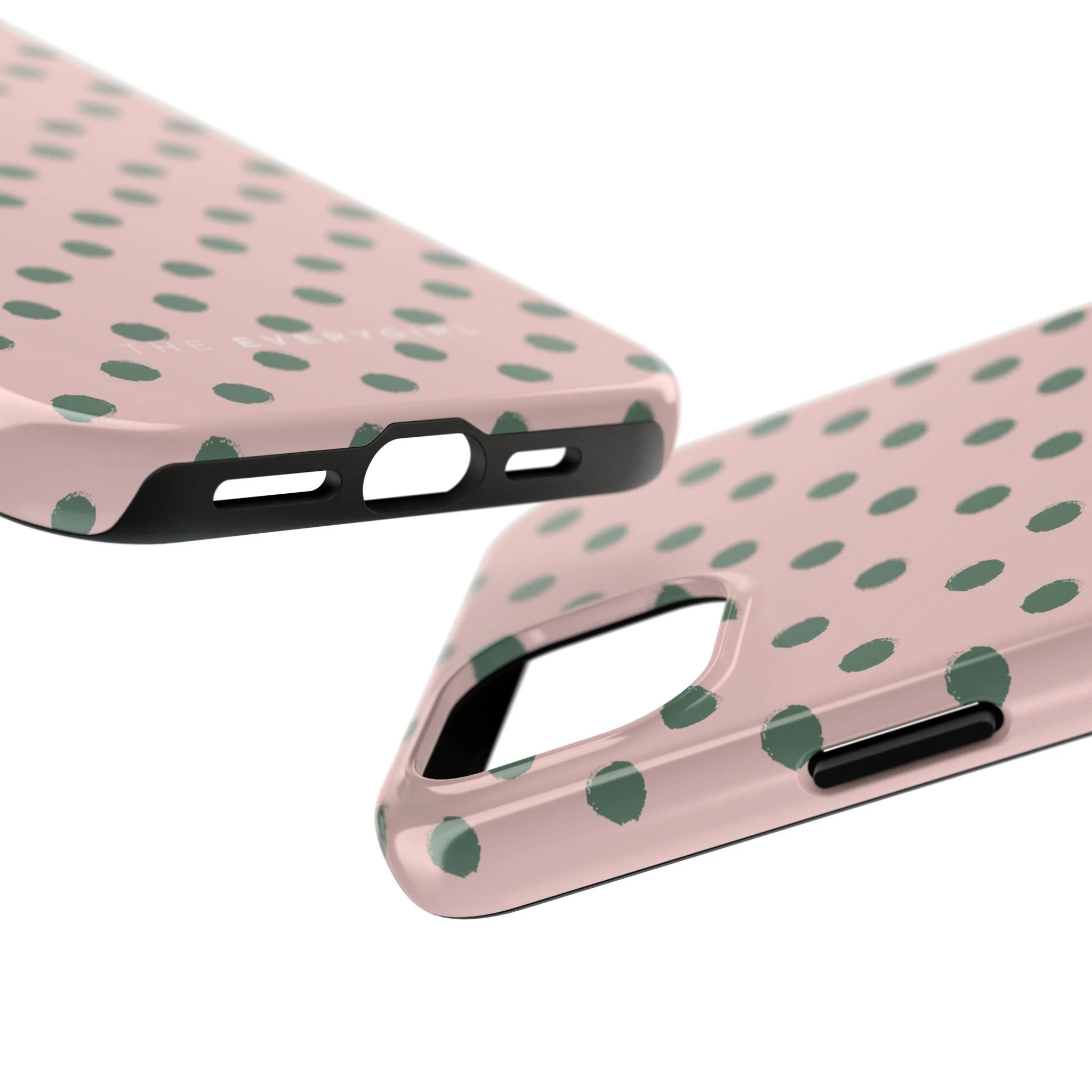West Coast – Pink & Green Polka Dots Phone Case - Image 77