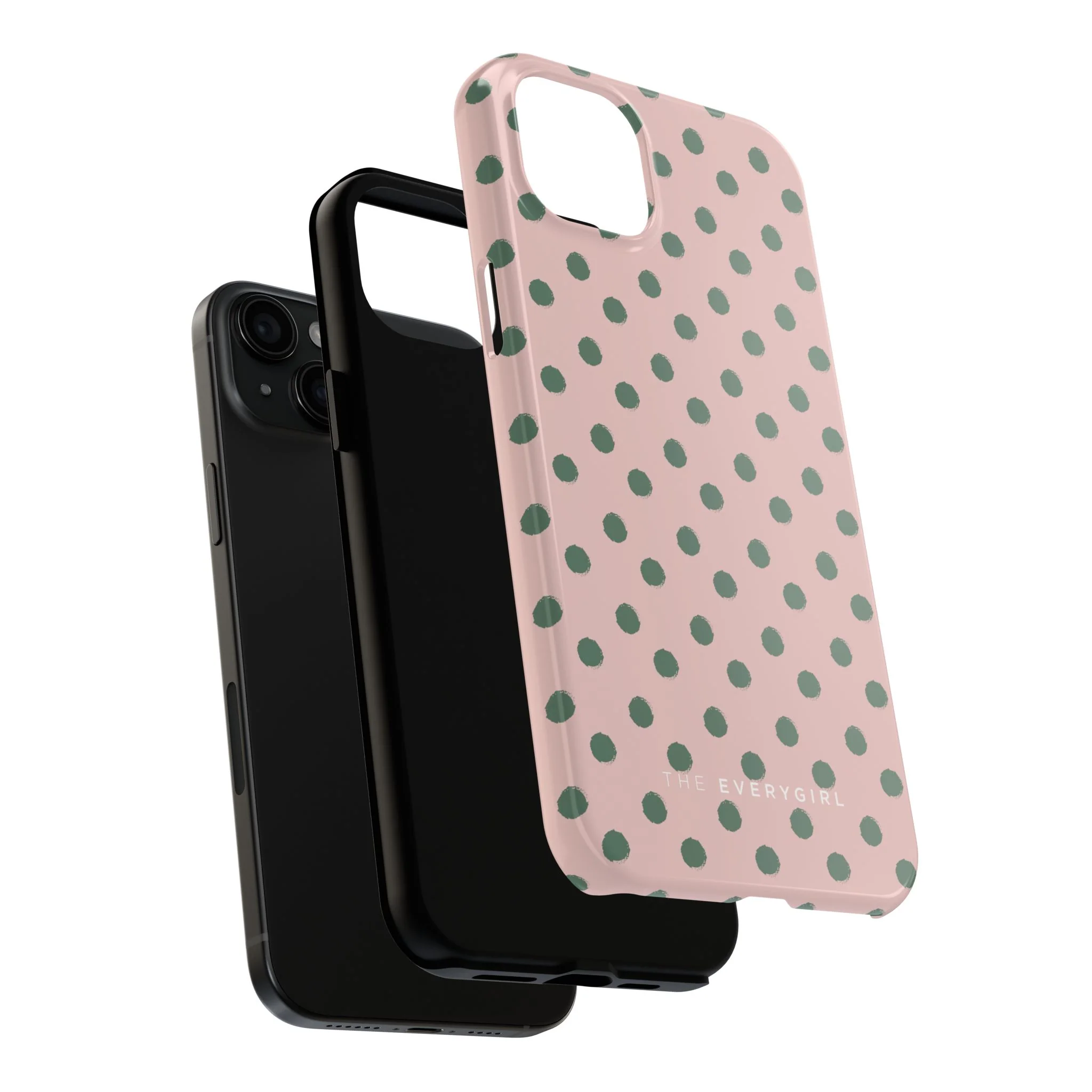 West Coast – Pink & Green Polka Dots Phone Case - Image 78