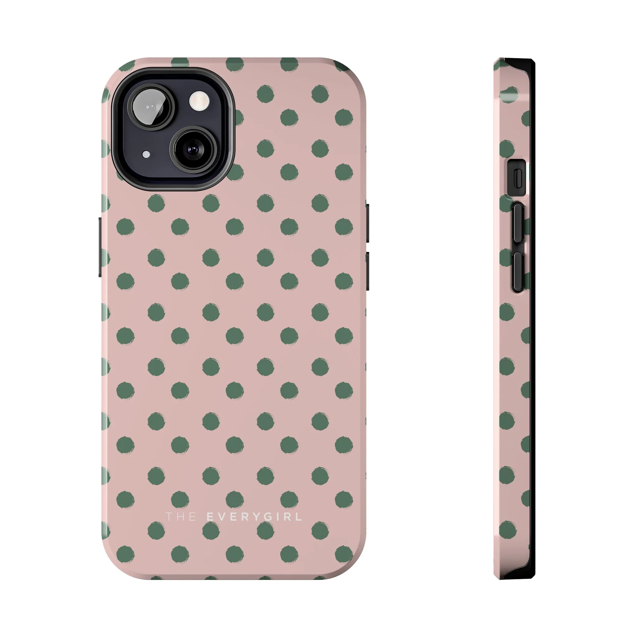 West Coast – Pink & Green Polka Dots Phone Case - Image 8
