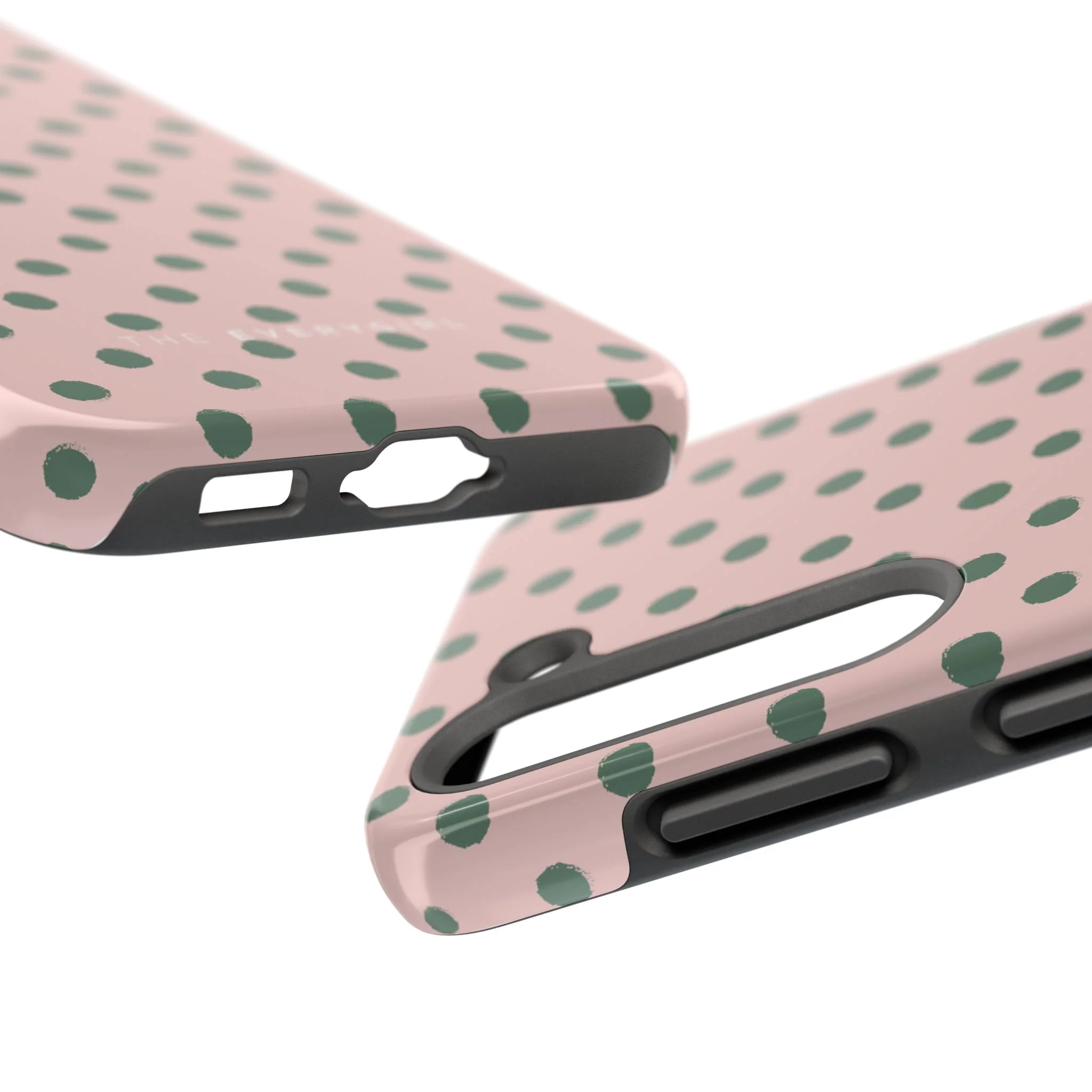 West Coast – Pink & Green Polka Dots Phone Case - Image 86