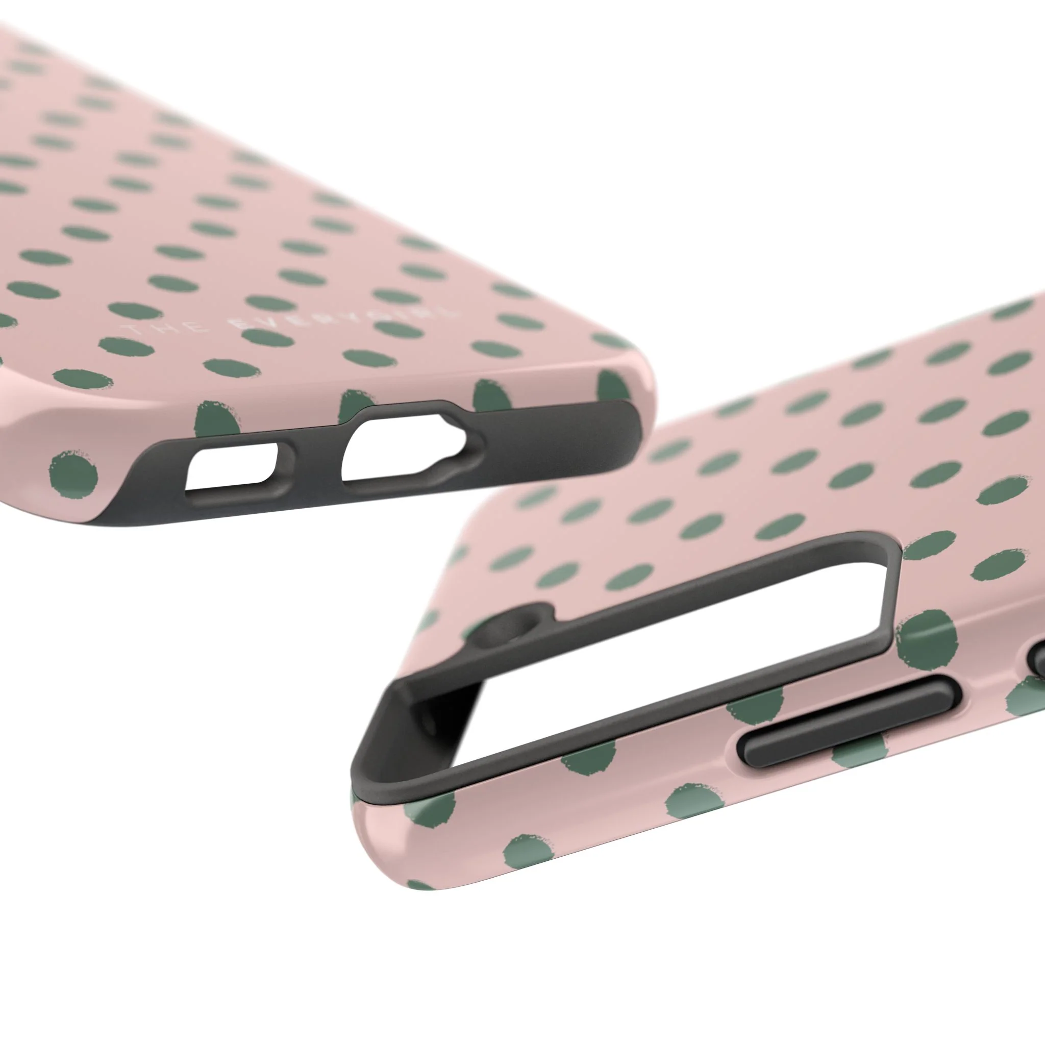 West Coast – Pink & Green Polka Dots Phone Case - Image 89