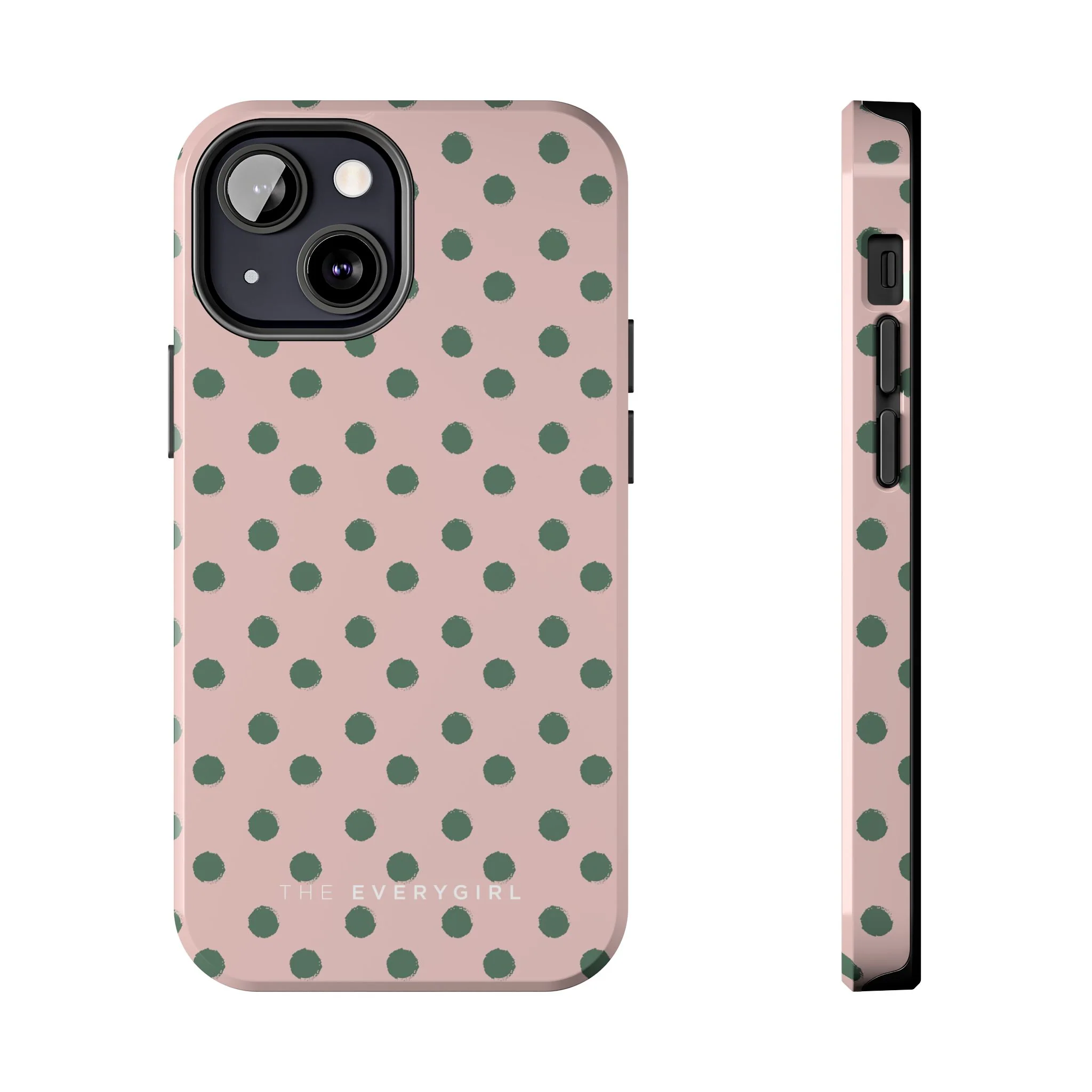 West Coast – Pink & Green Polka Dots Phone Case - Image 9
