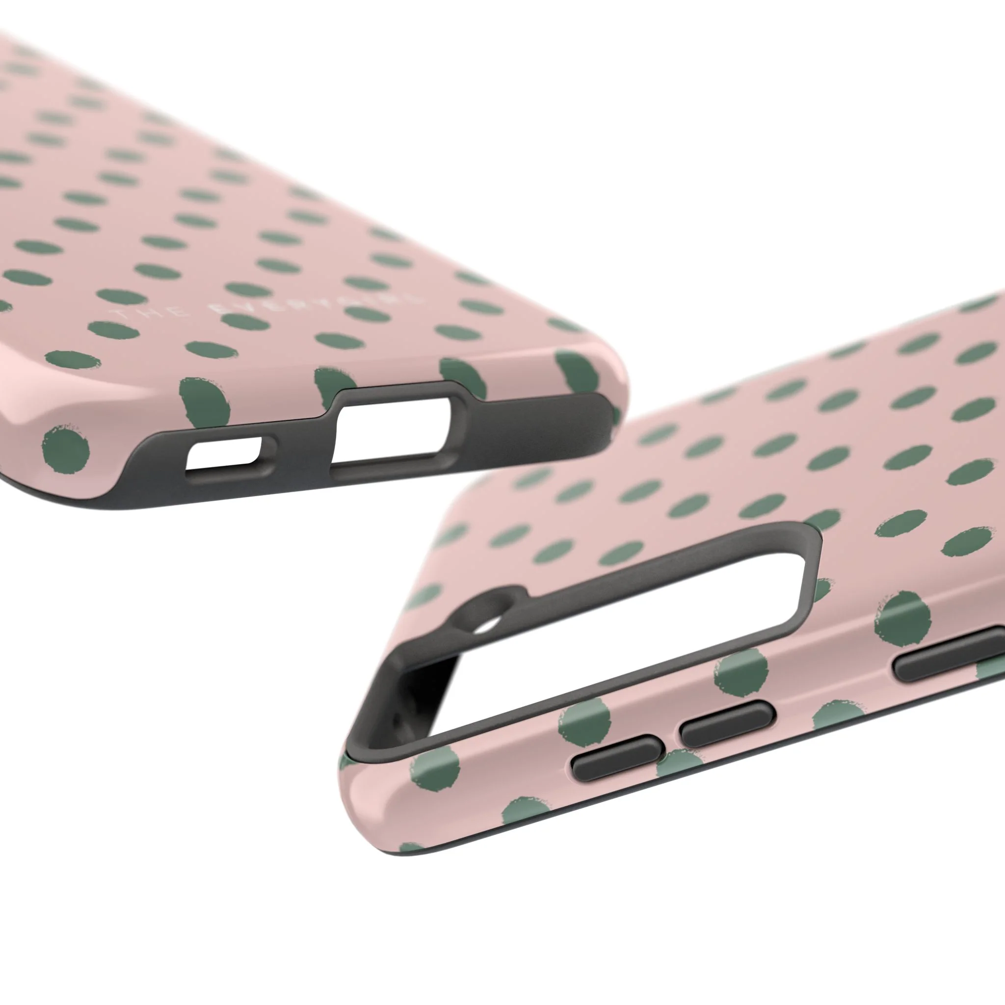 West Coast – Pink & Green Polka Dots Phone Case - Image 92
