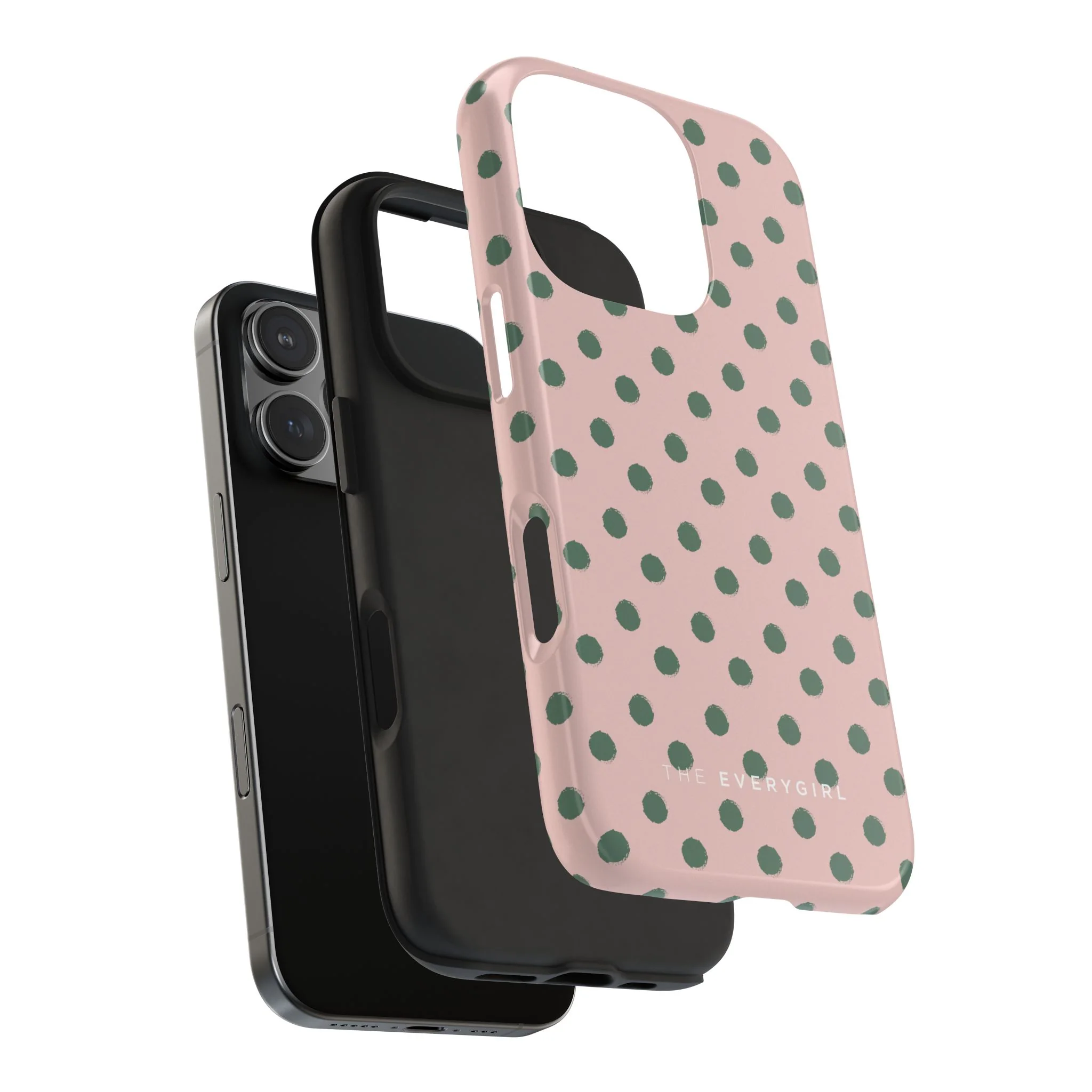 West Coast – Pink & Green Polka Dots Phone Case - Image 95