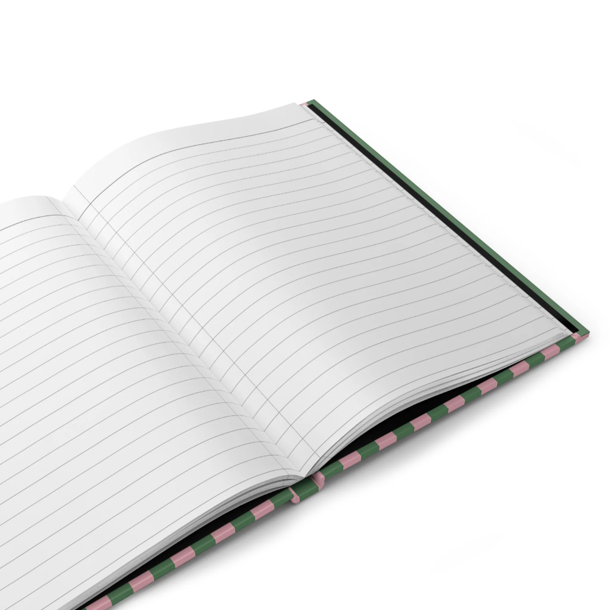 Pink & Green Stripped Journal - Image 4