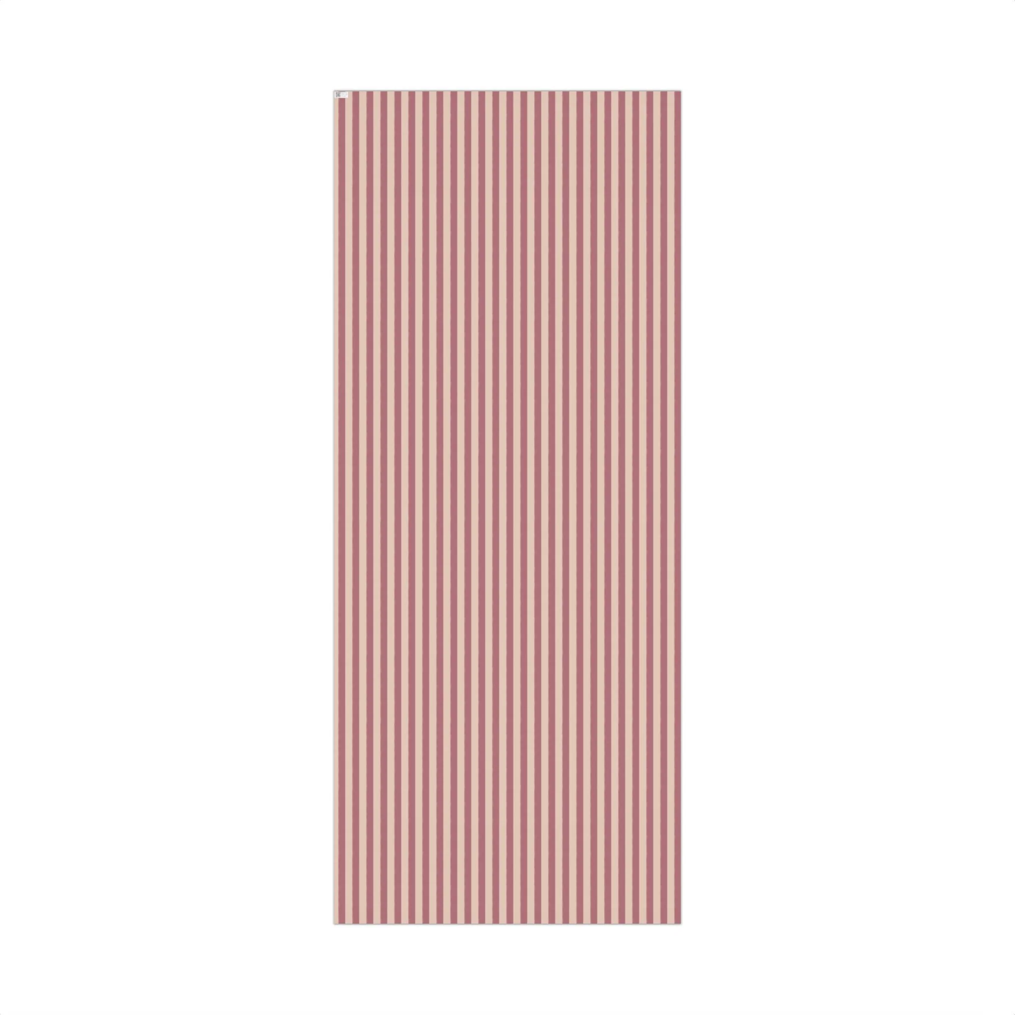 Pink Stripe Gift Wrapping Paper Roll - Image 6
