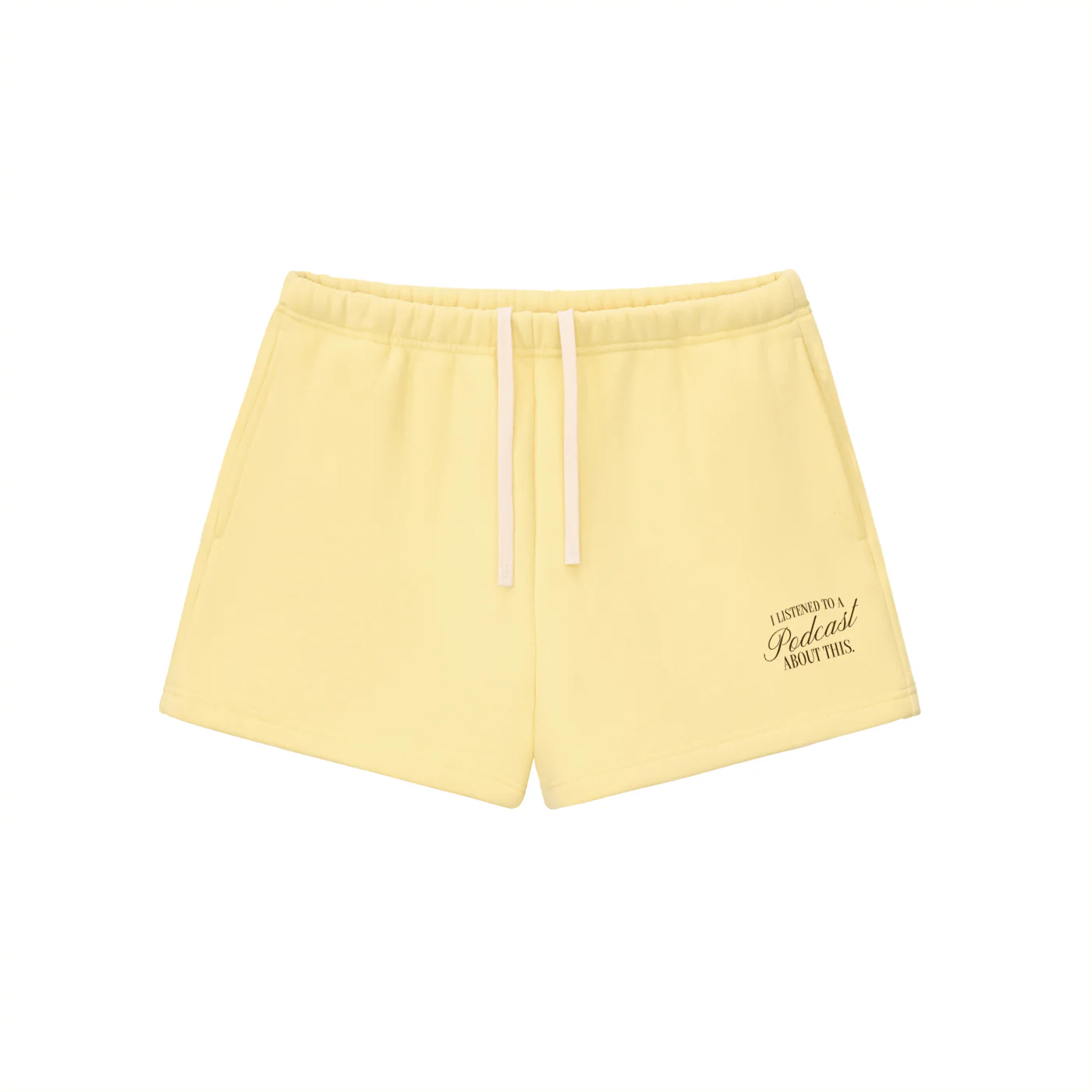 Podcast Fleece Drawstring Shorts - Image 6