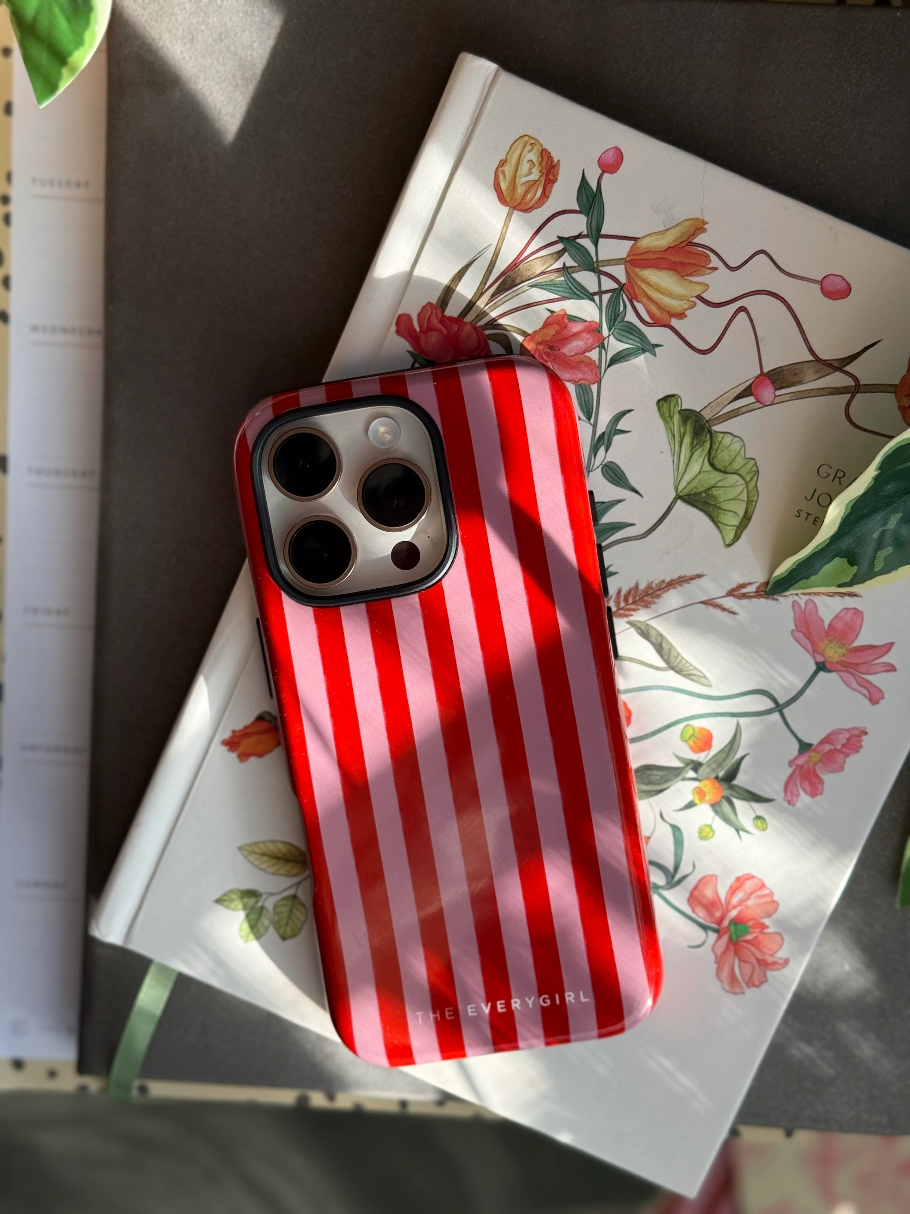 Red & Pink Stripes IPhone Case - Image 3