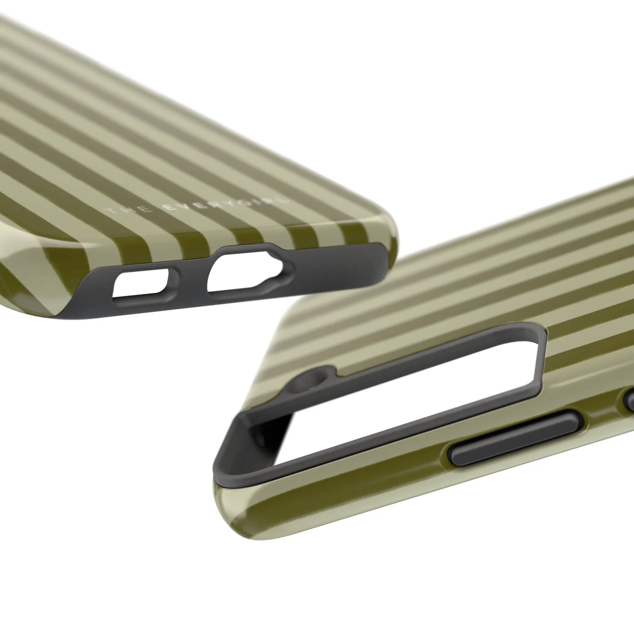 Tone on Tone Green Stripes IPhone Case - Image 100