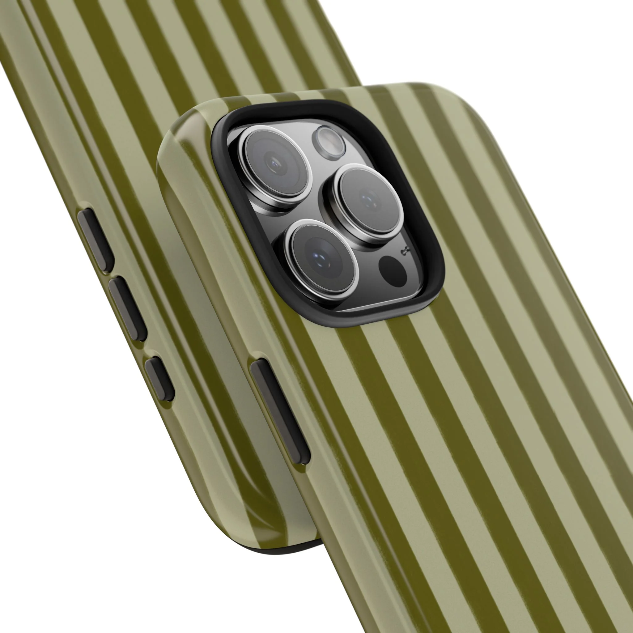 Tone on Tone Green Stripes IPhone Case - Image 107
