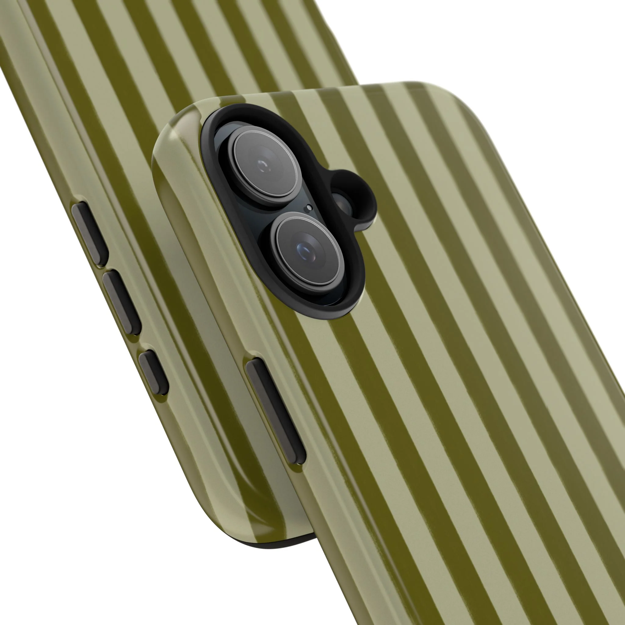 Tone on Tone Green Stripes IPhone Case - Image 111