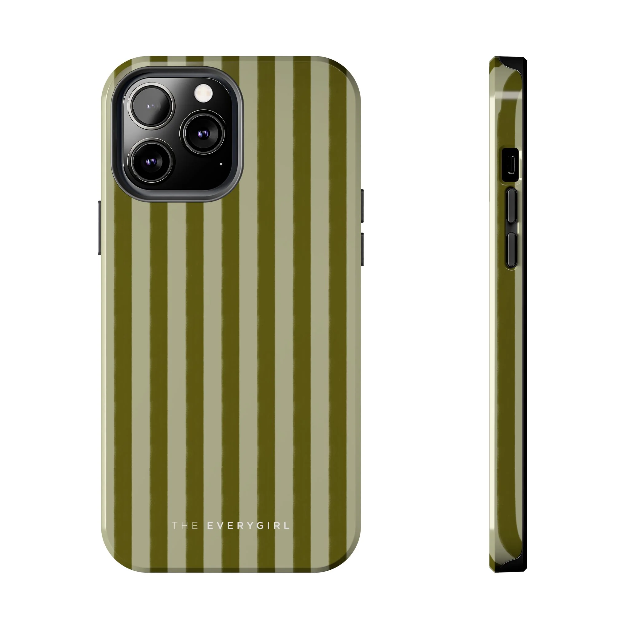 Tone on Tone Green Stripes IPhone Case - Image 17