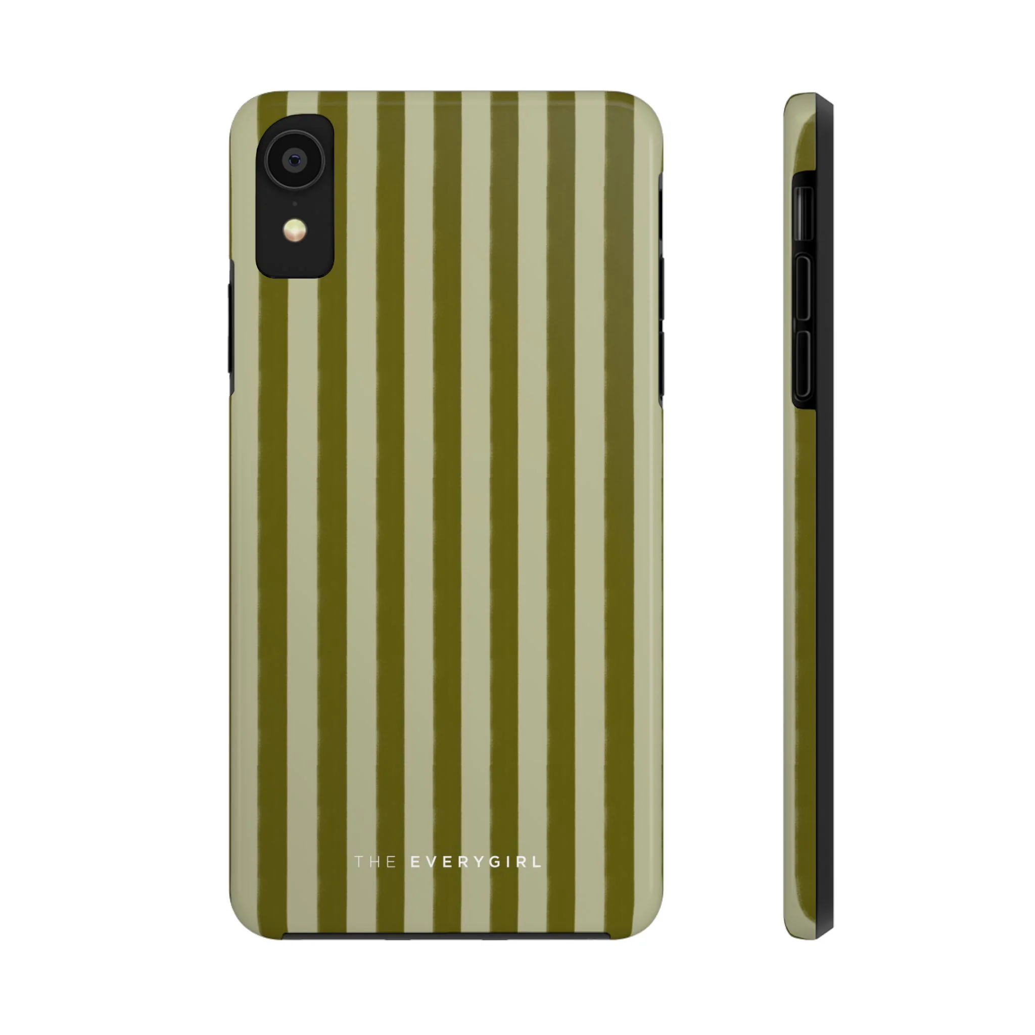 Tone on Tone Green Stripes IPhone Case - Image 4