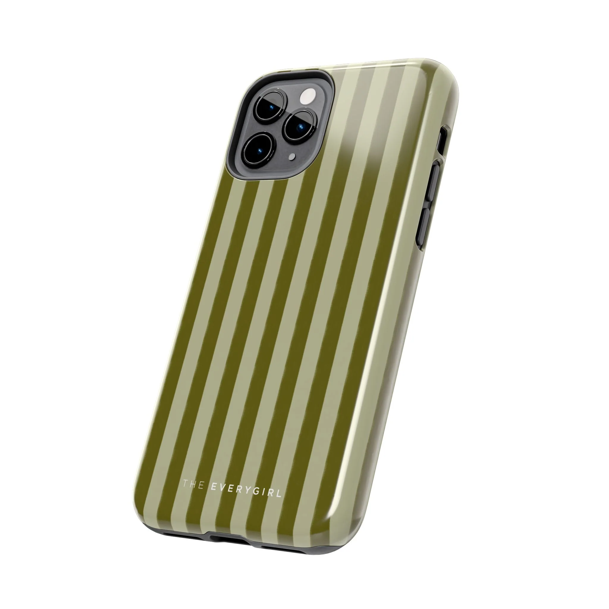 Tone on Tone Green Stripes IPhone Case - Image 48