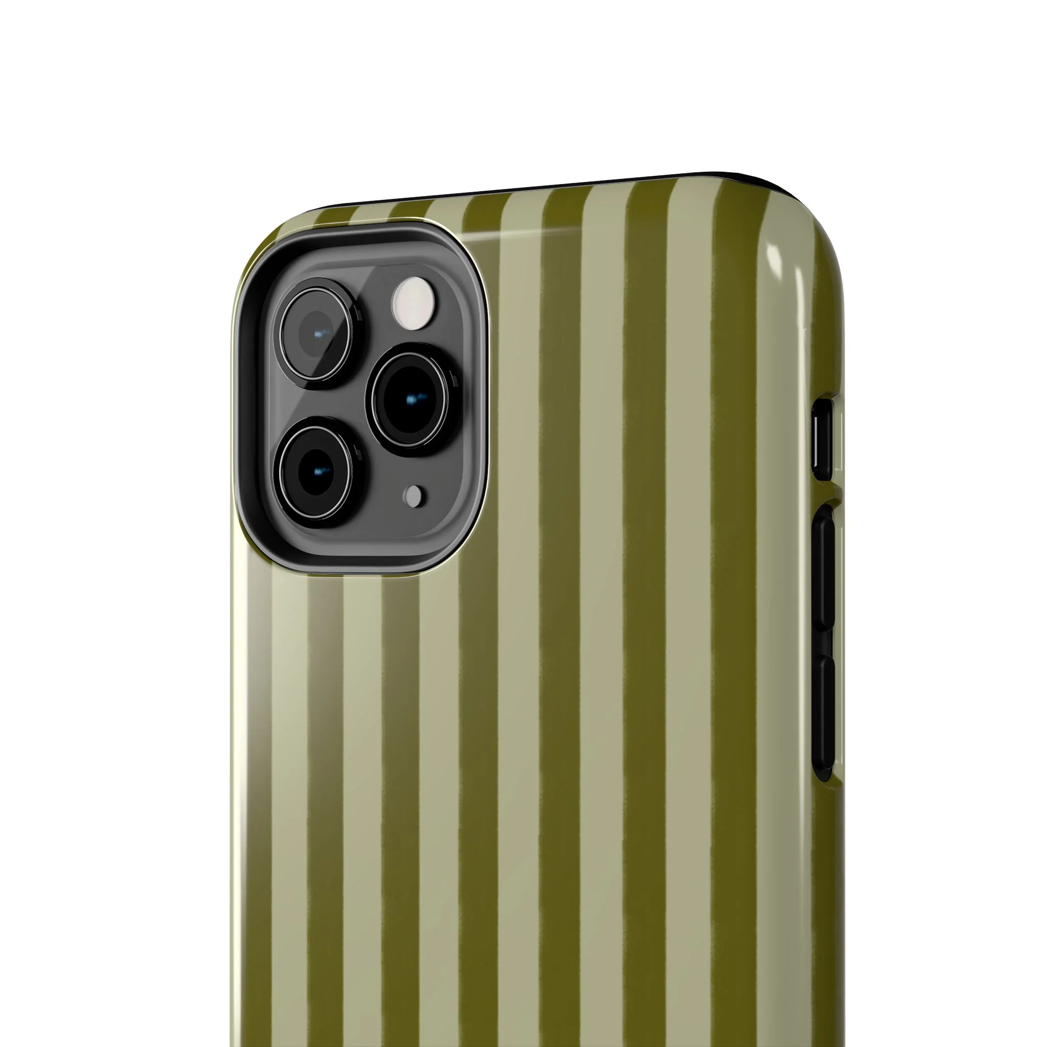 Tone on Tone Green Stripes IPhone Case - Image 49