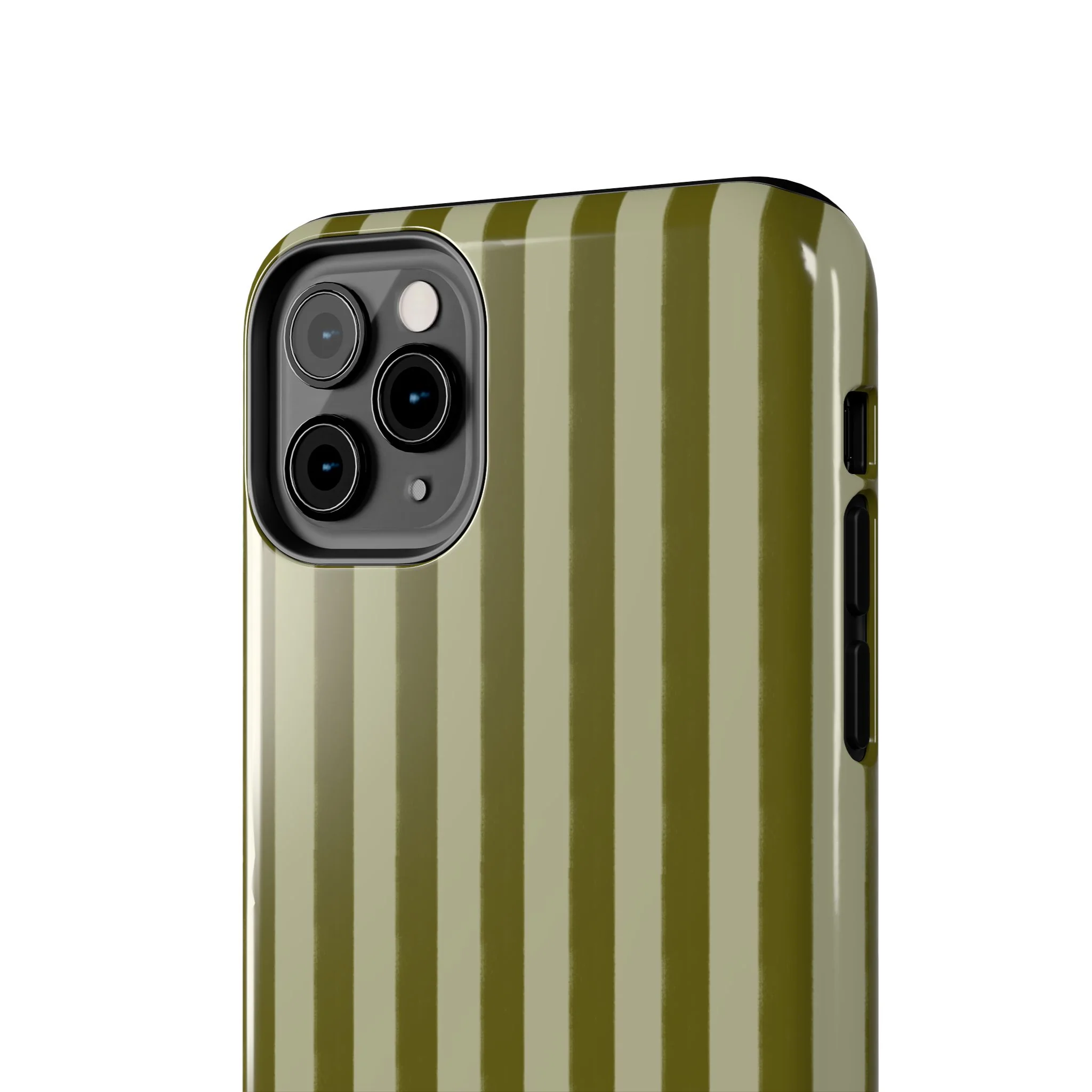 Tone on Tone Green Stripes IPhone Case - Image 52