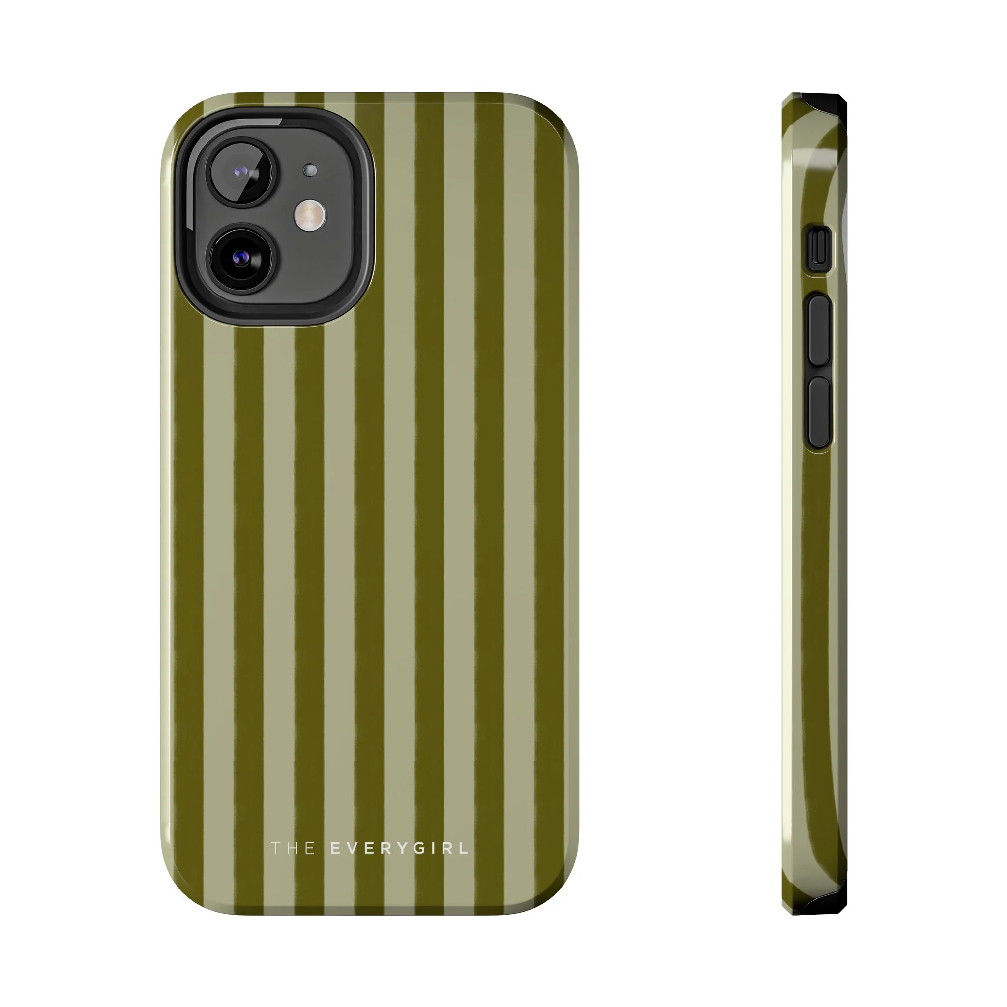 Tone on Tone Green Stripes IPhone Case - Image 56
