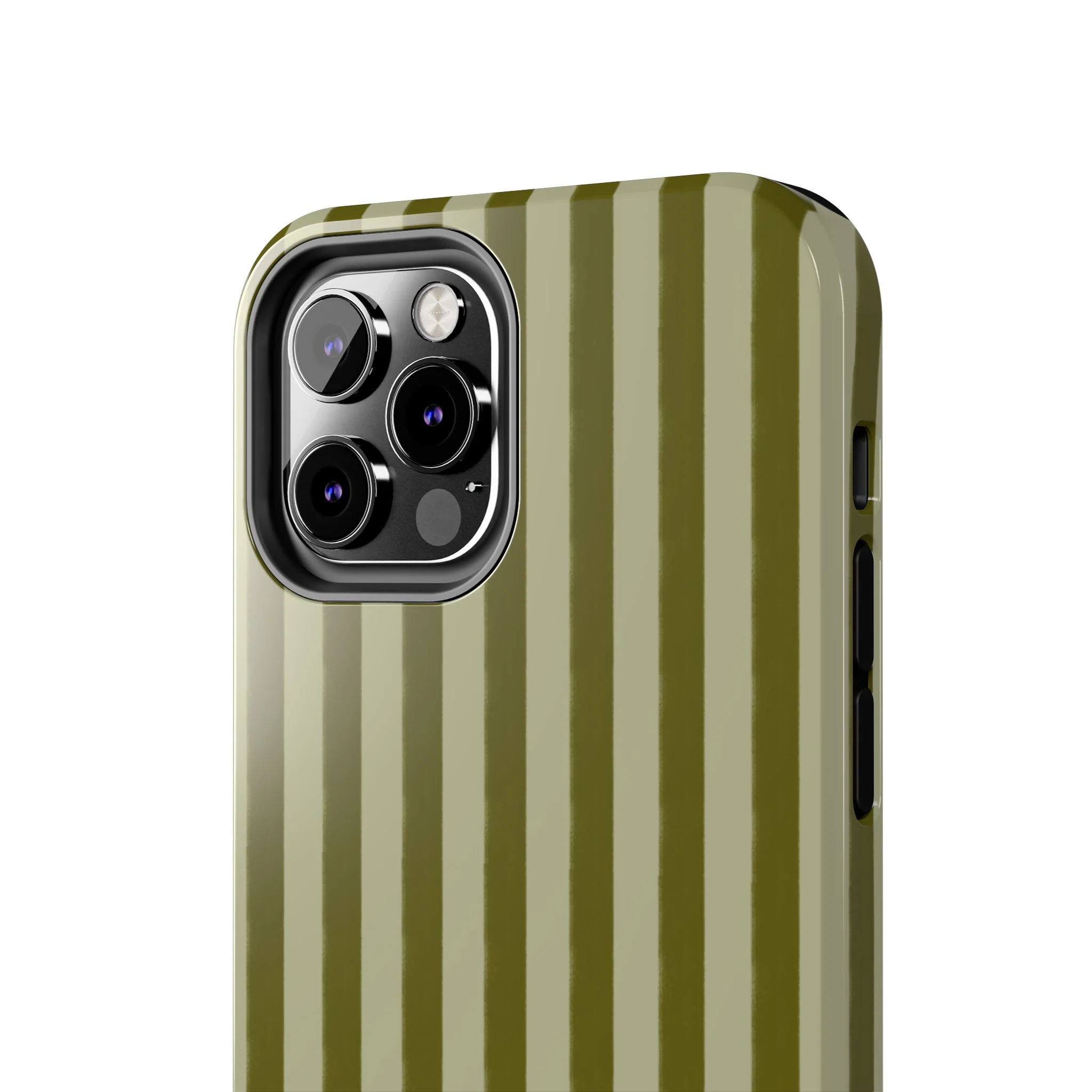 Tone on Tone Green Stripes IPhone Case - Image 61