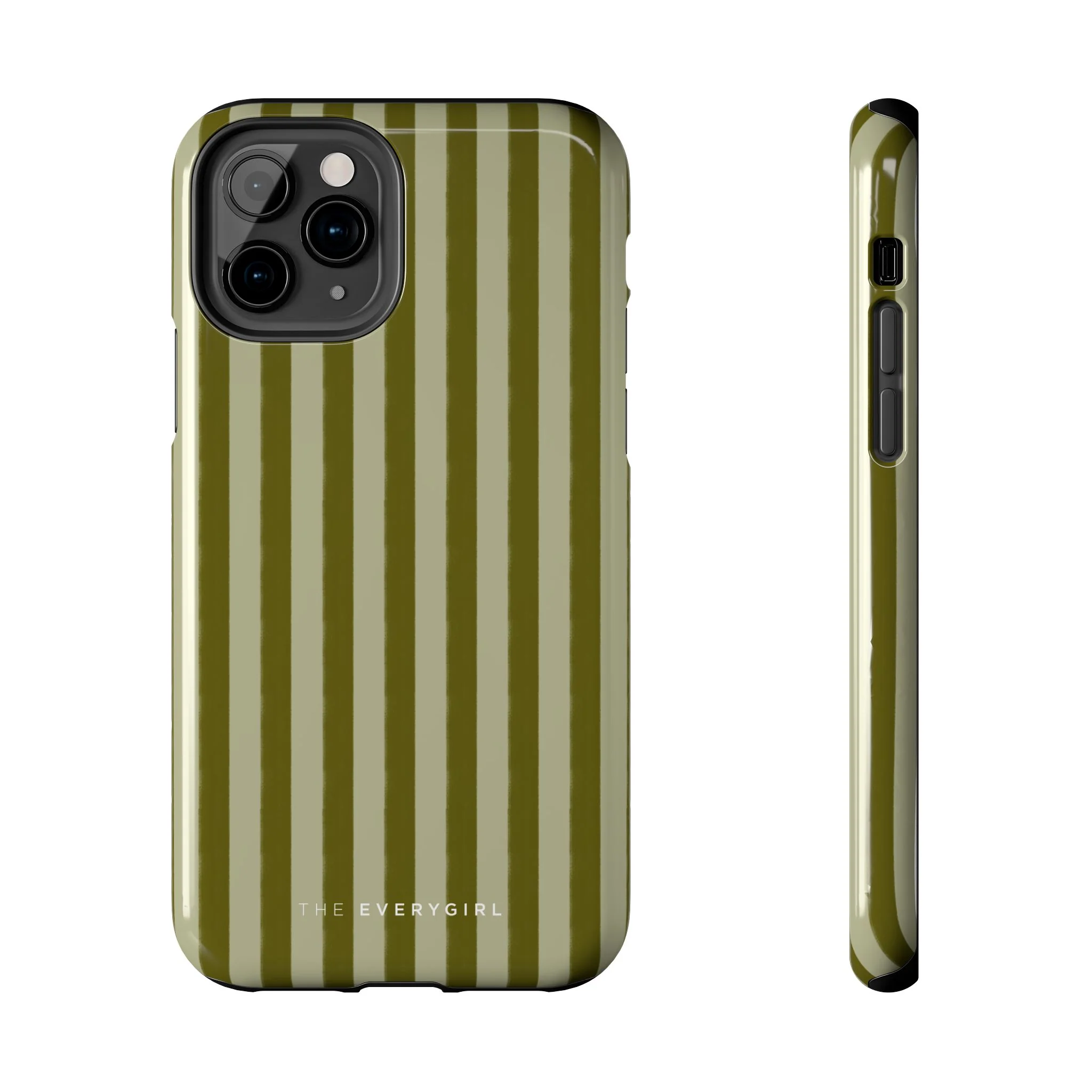 Tone on Tone Green Stripes IPhone Case - Image 8