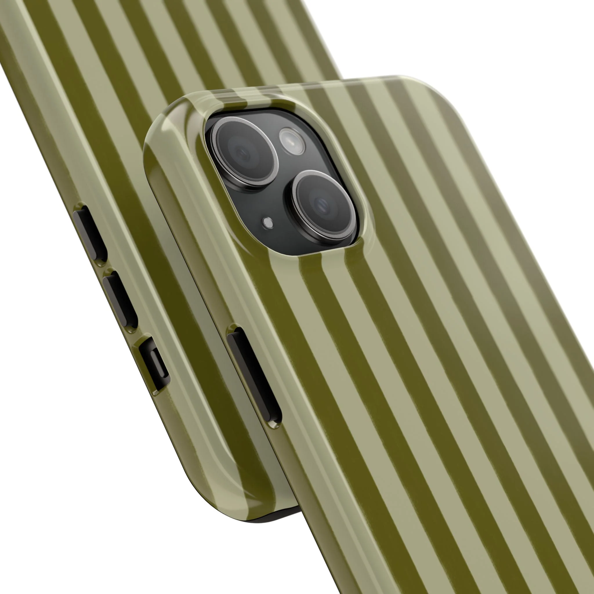 Tone on Tone Green Stripes IPhone Case - Image 87