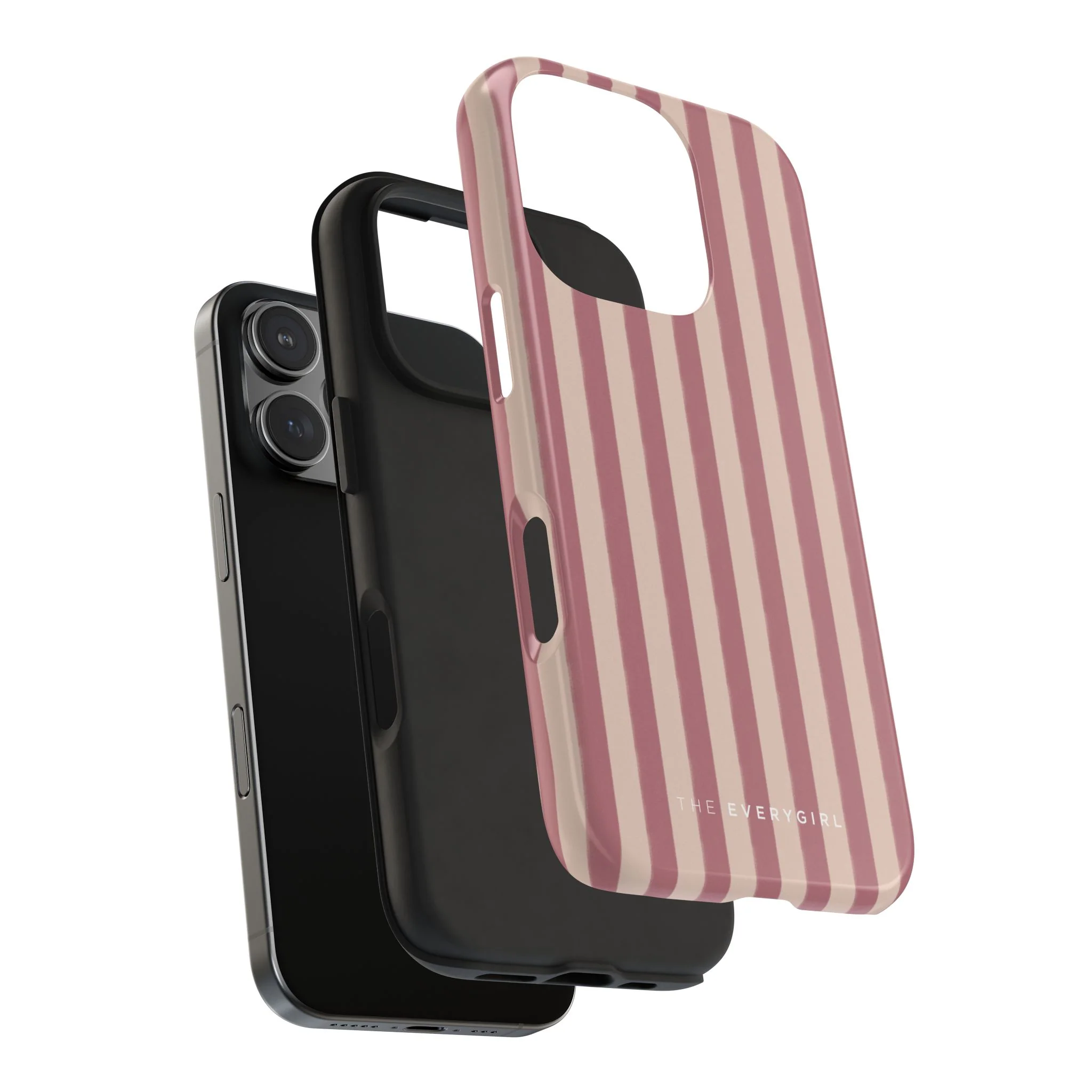 Tone on Tone Pink Stripes IPhone Case - Image 105