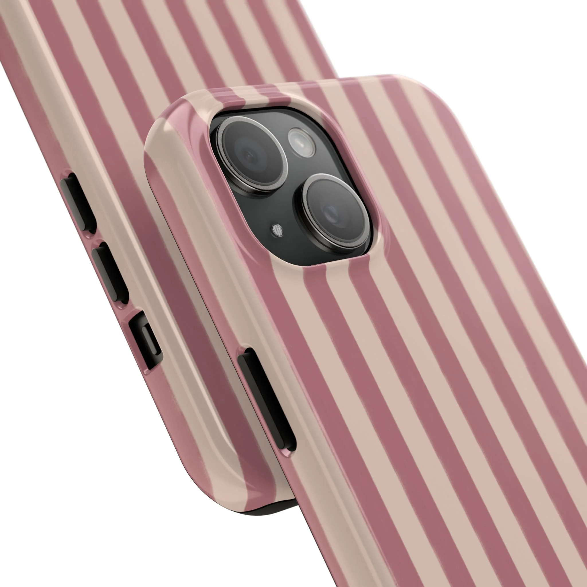 Tone on Tone Pink Stripes IPhone Case - Image 80